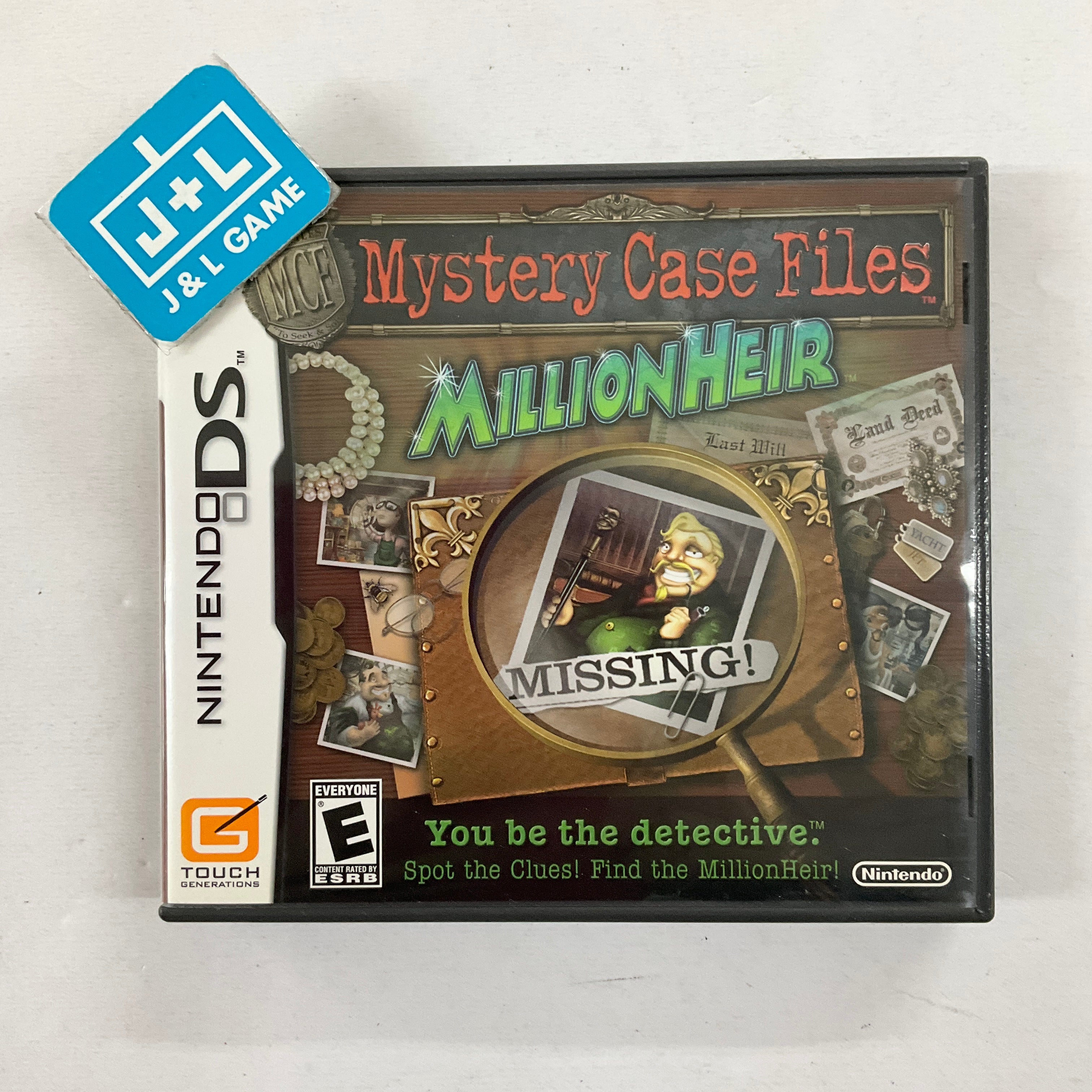 Mystery Case Files: MillionHeir - (NDS) Nintendo DS [Pre-Owned] Video Games Nintendo
