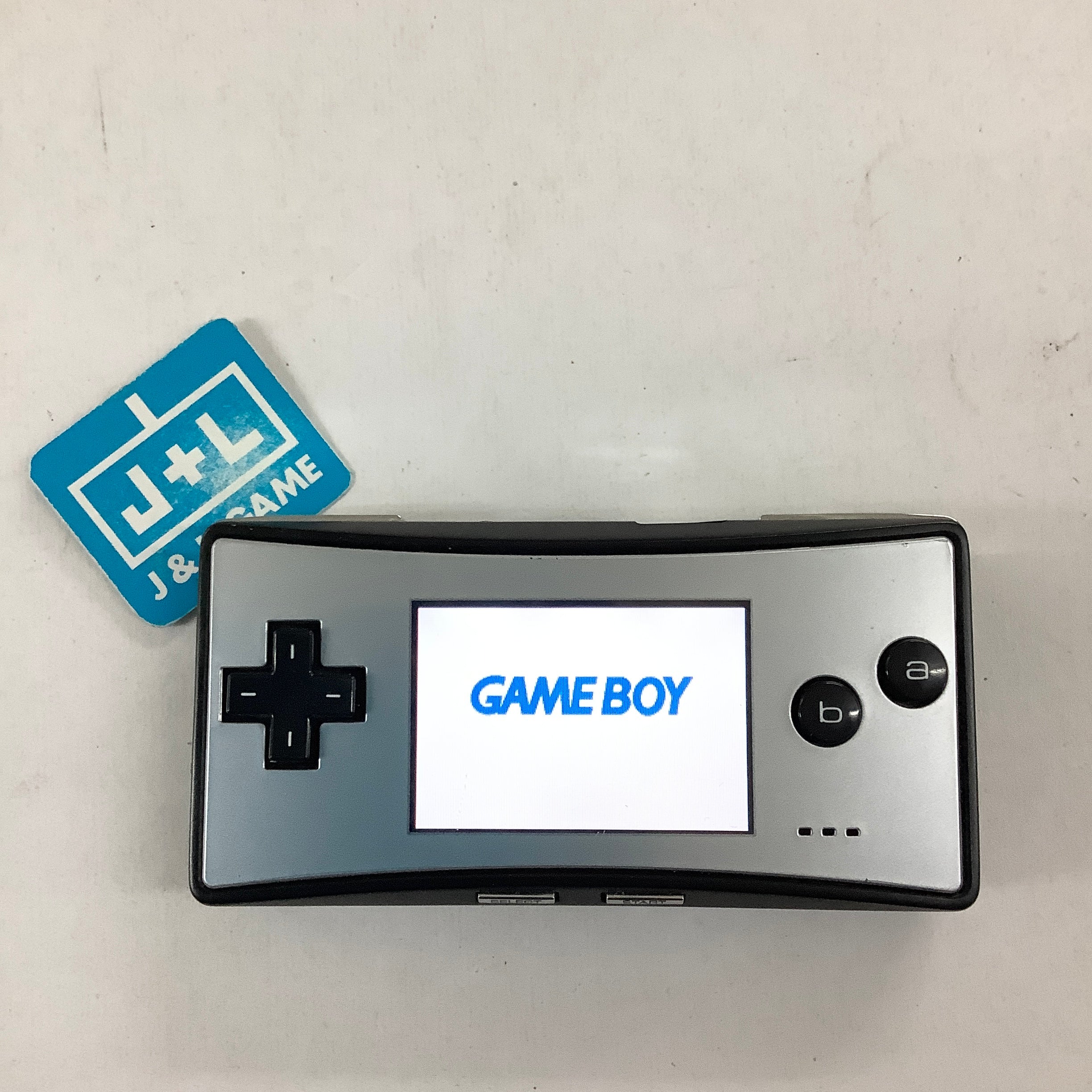 Game Boy Micro (Black with Silver Faceplate) - (GBA) Game Boy Advance [Pre-Owned] Consoles Nintendo