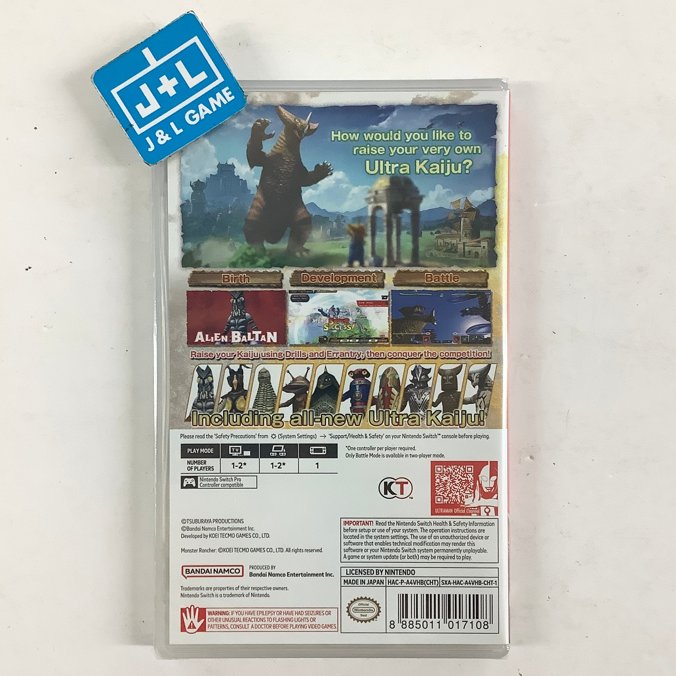 Ultra Kaiju Monster Rancher - (NSW) Nintendo Switch (Asia Import) Video Games Bandai Namco Games