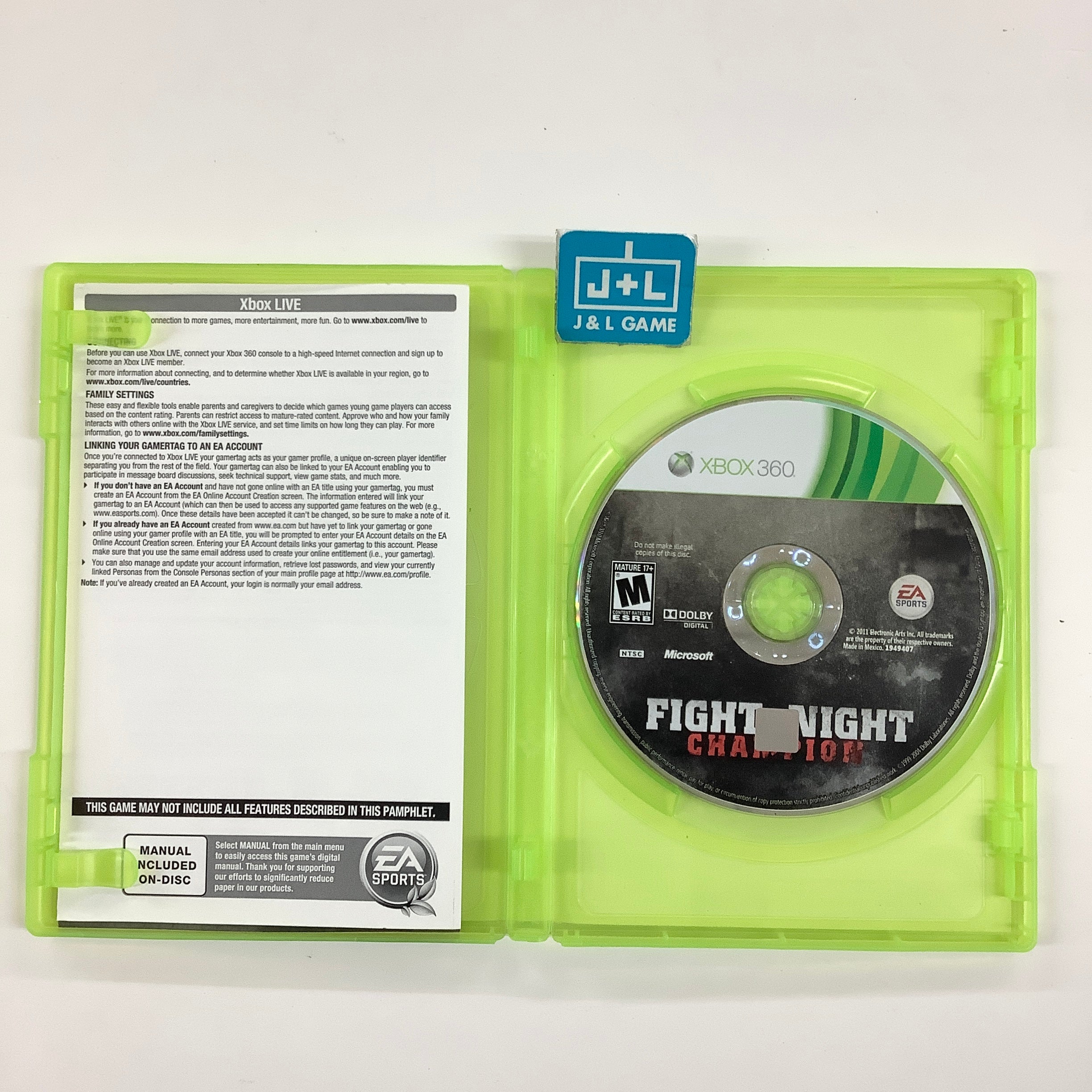 Fight Night Champion - Xbox 360 [Pre-Owned] Video Games EA Sports