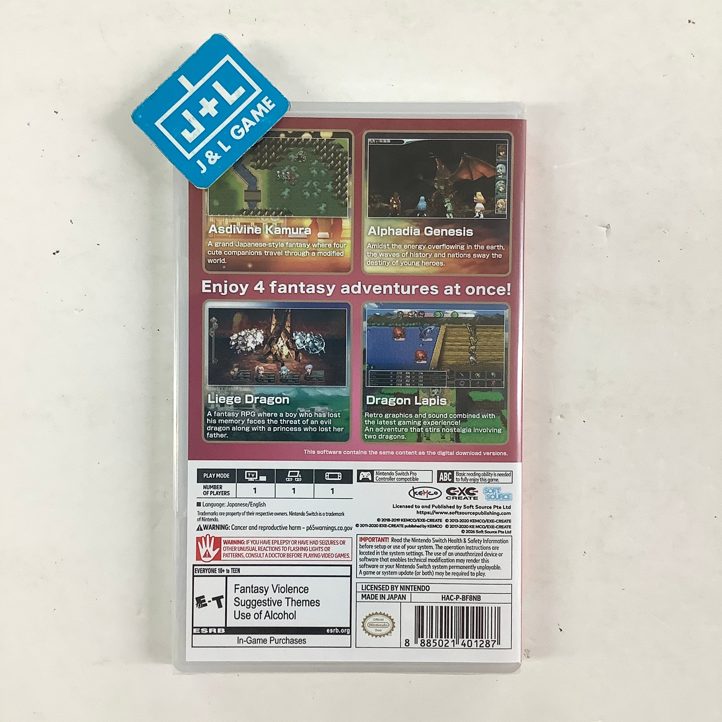 KEMCO RPG Selection Vol. 6 - (NSW) Nintendo Switch