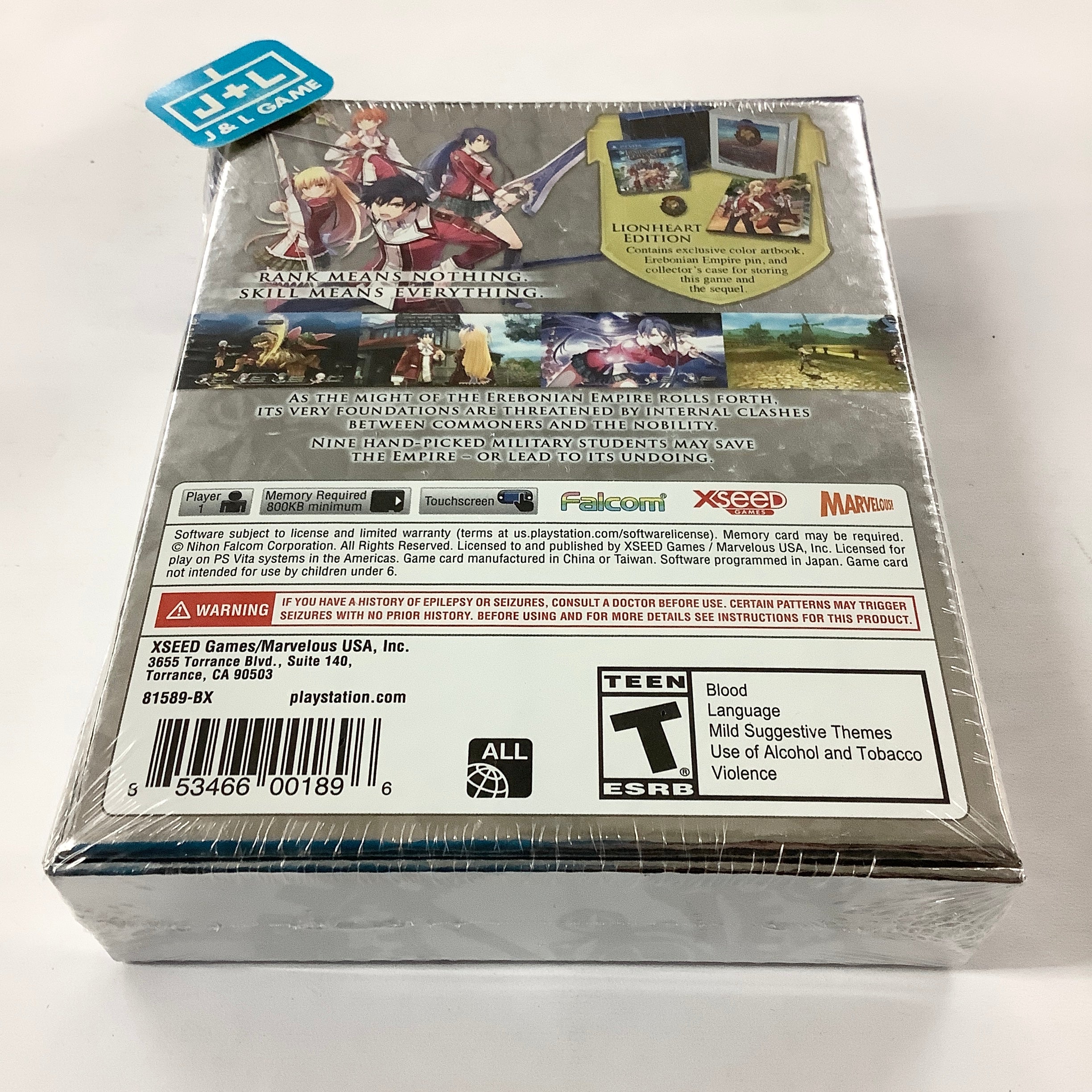 The Legend of Heroes Trails of Cold Steel Lionheart Edition The Legend of Heroes Trails of Cold Steel Lionheart Edition