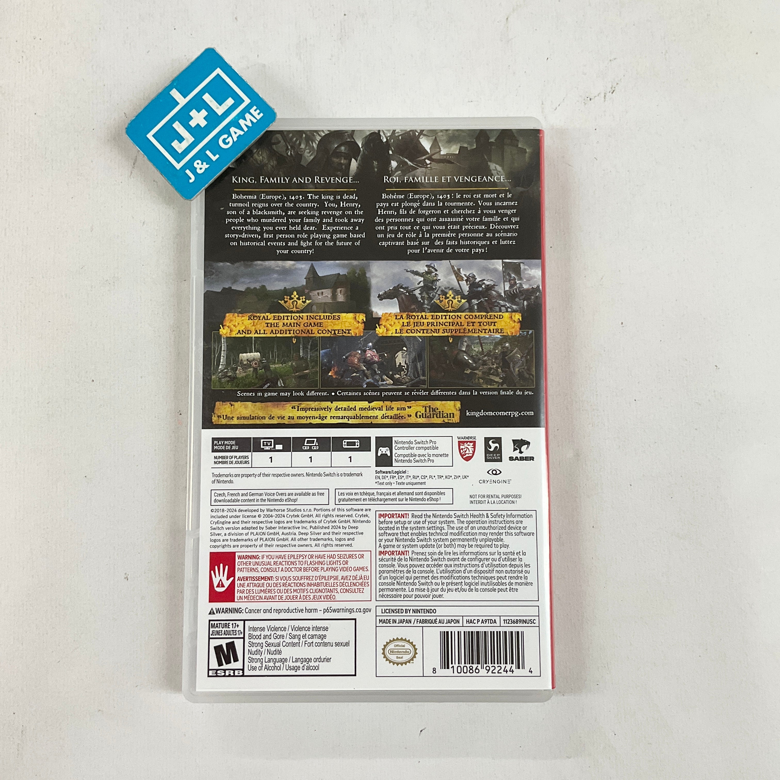 Kingdom Come: Deliverance (Royal Edition) - (NSW) Nintendo Switch Video Games Deep Silver