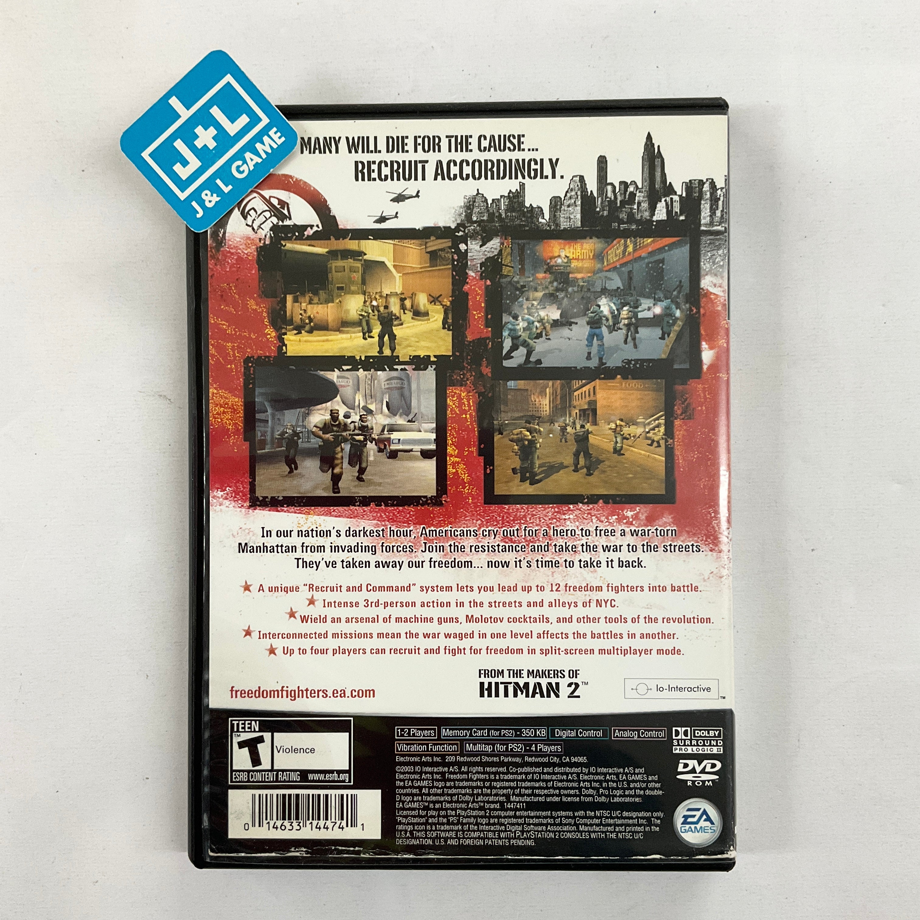 Freedom Fighters - (PS2) PlayStation 2 [Pre-Owned] Video Games EA Games   