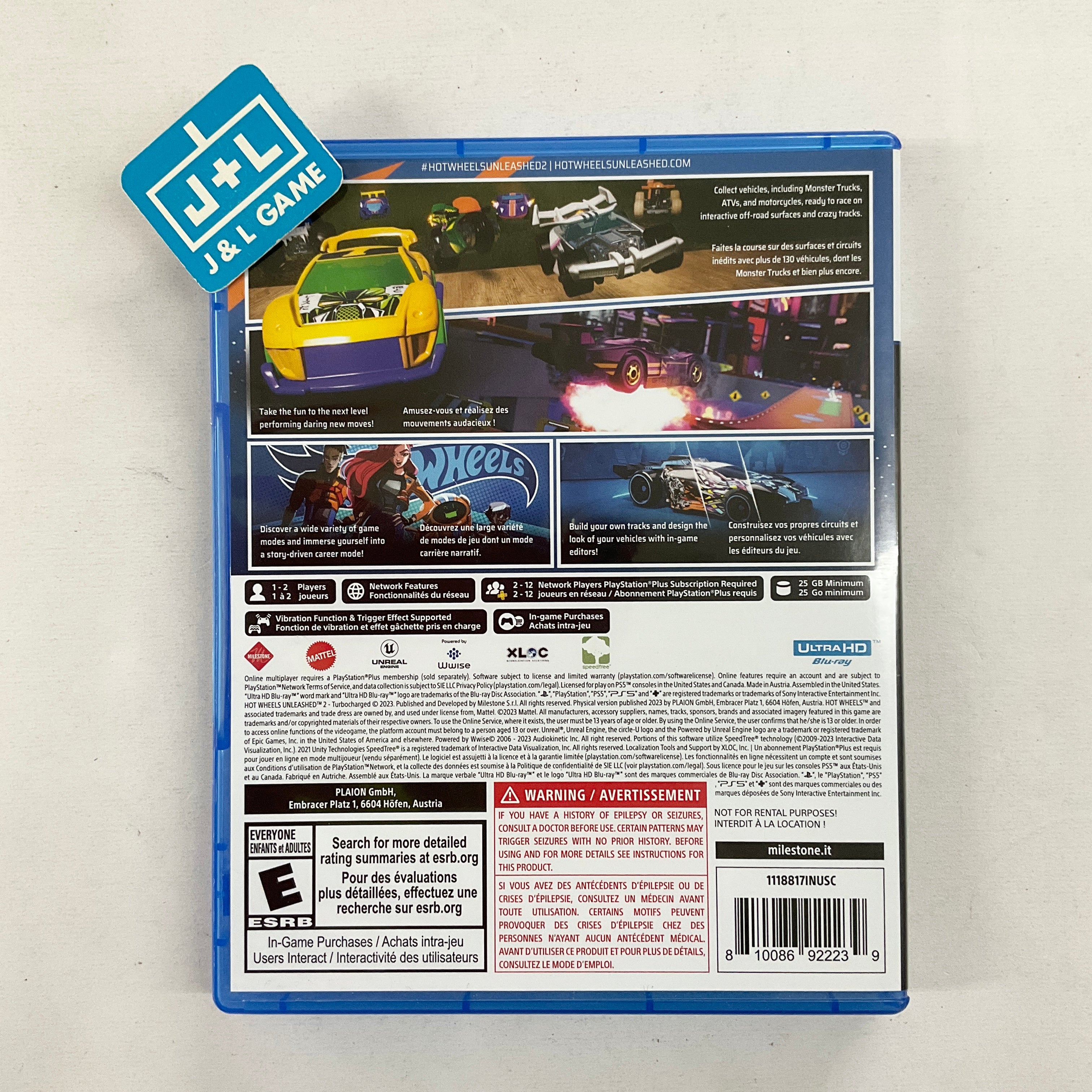 Hot Wheels Unleashed 2: Turbocharged - (PS5) PlayStation 5 [Pre-Owned] Video Games Milestone S.r.l   