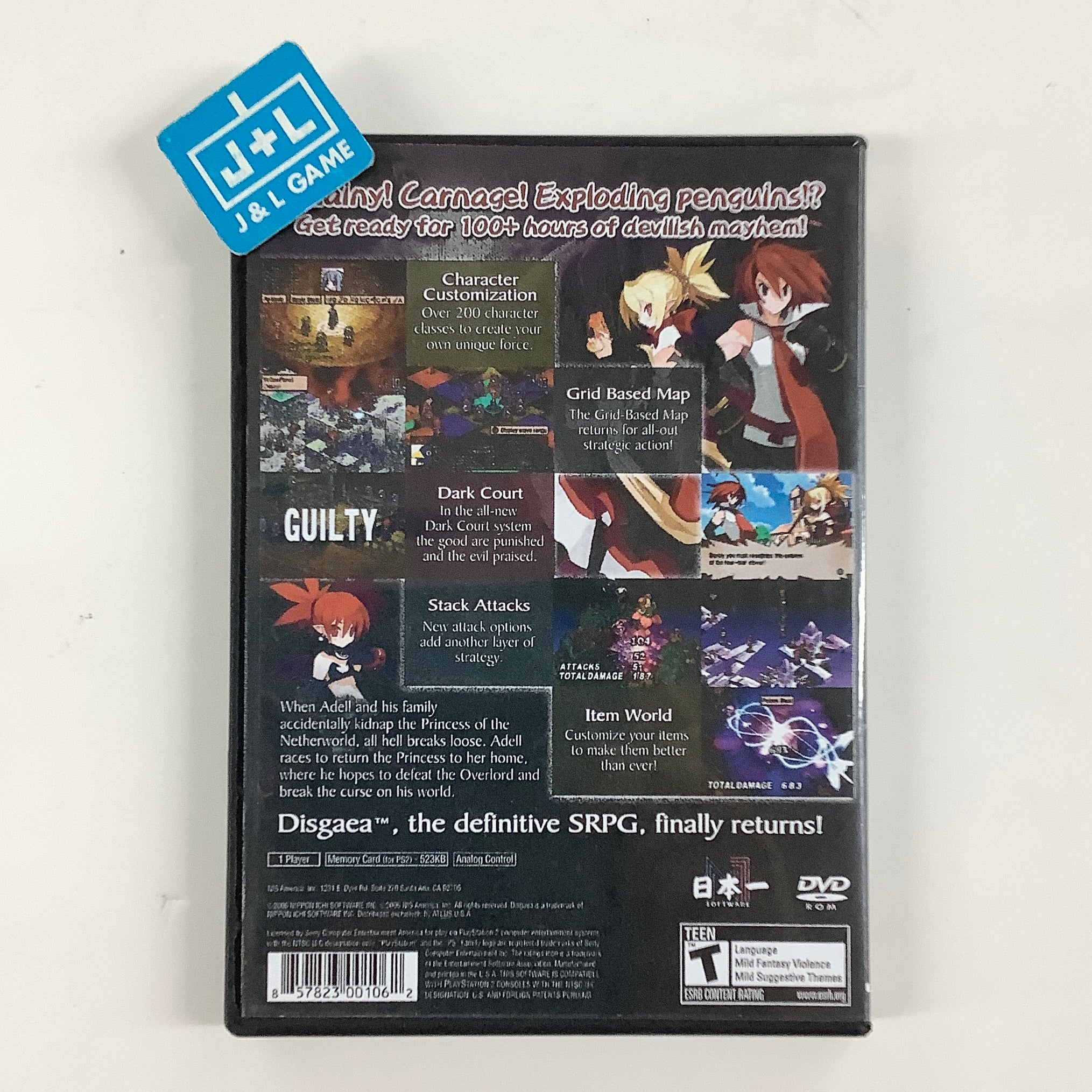 Disgaea 2: Cursed Memories - ( PS2 ) PlayStation 2 [Pre-Owned] Video Games NIS America
