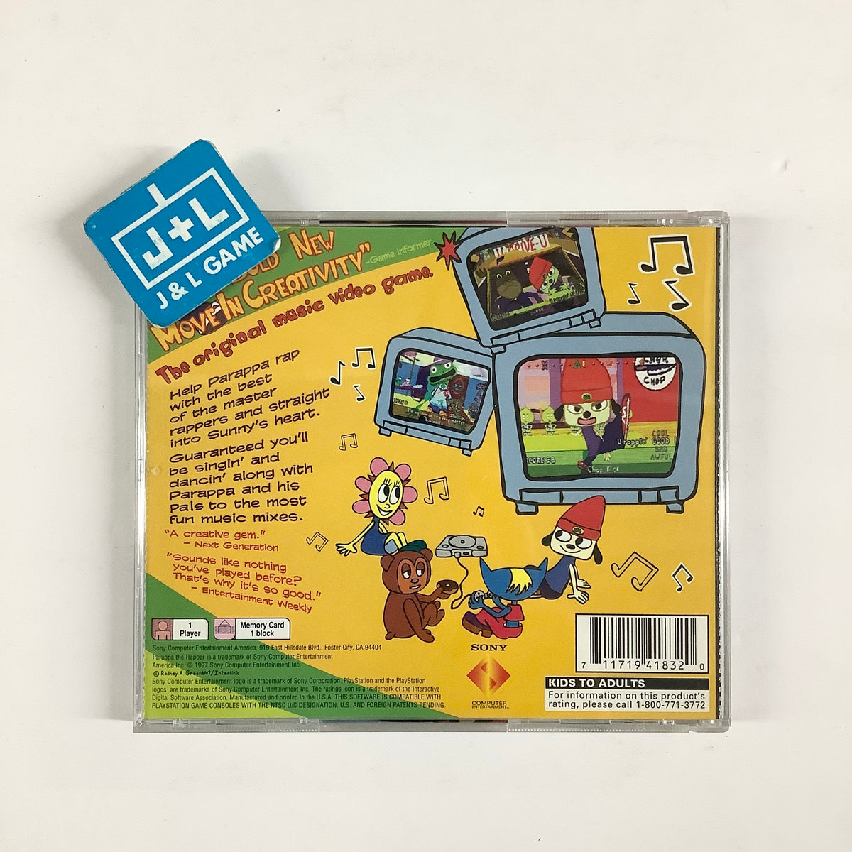 PaRappa the Rapper - (PS1) PlayStation 1 [Pre-Owned] Video Games SCEA