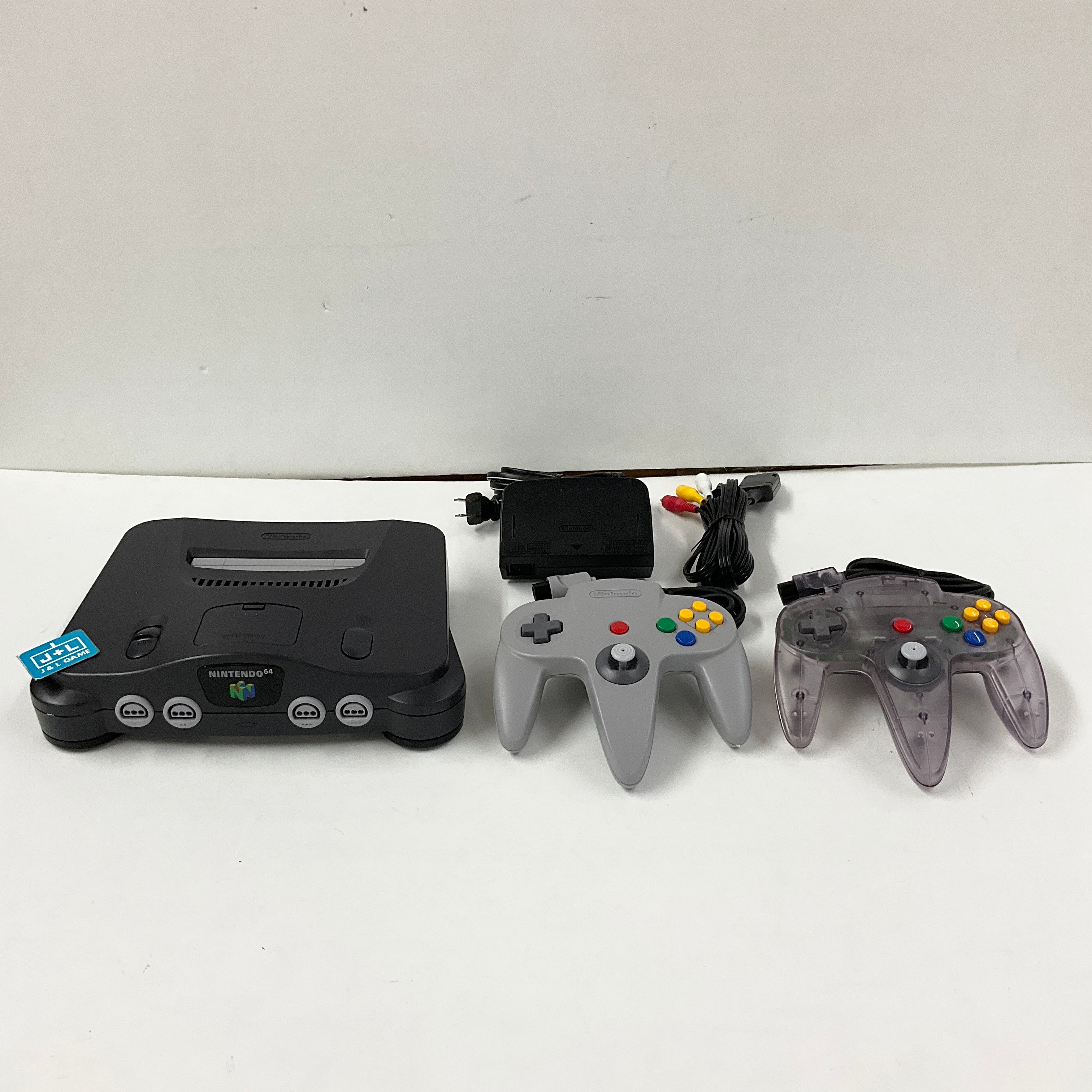 Nintendo 64 Hardware Console (Black w/ Atomic Purple Controller) - (N64) Nintendo 64 [Pre-Owned] Consoles Nintendo