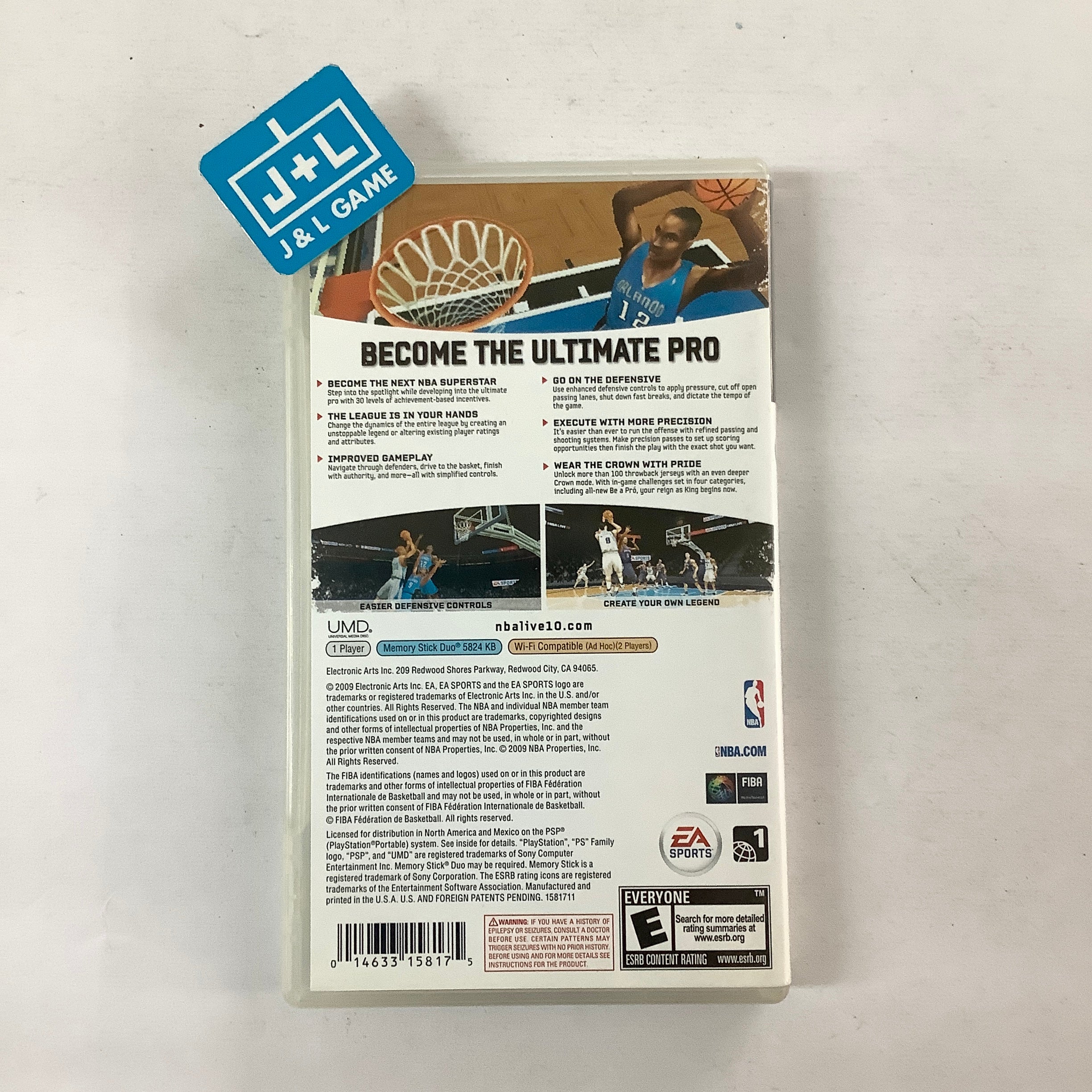 NBA Live 10 - Sony PSP [Pre-Owned] Video Games EA Sports   