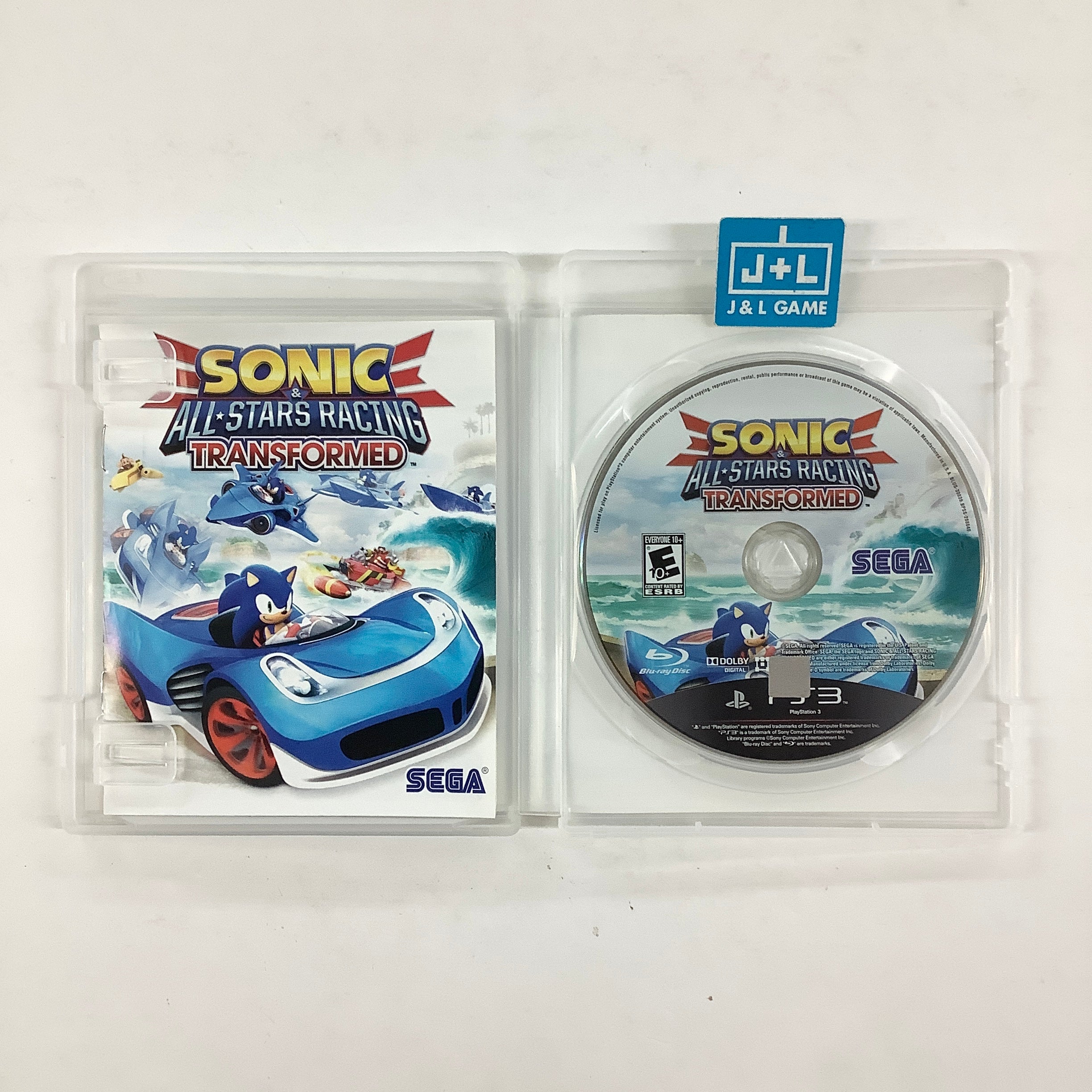 Sonic & All-Stars Racing Transformed (Bonus Edition) - (PS3) PlayStation 3 [Pre-Owned] Video Games Sega