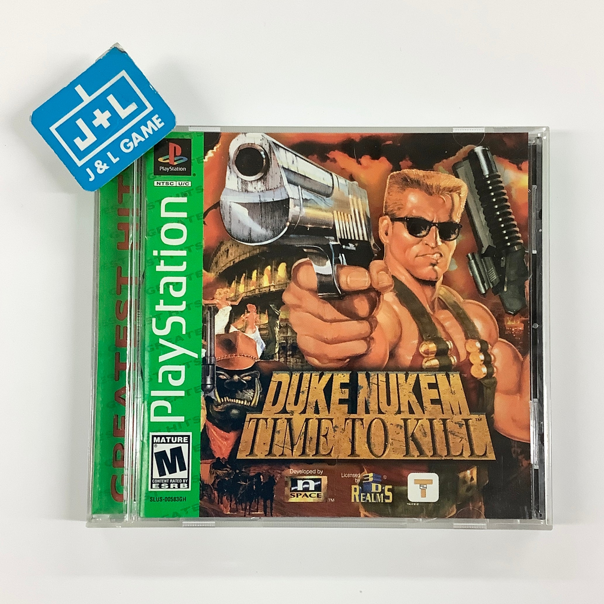 Duke Nuk'em Time to Kill (Greatest Hits) - (PS1) PlayStation 1 [Pre-Owned]