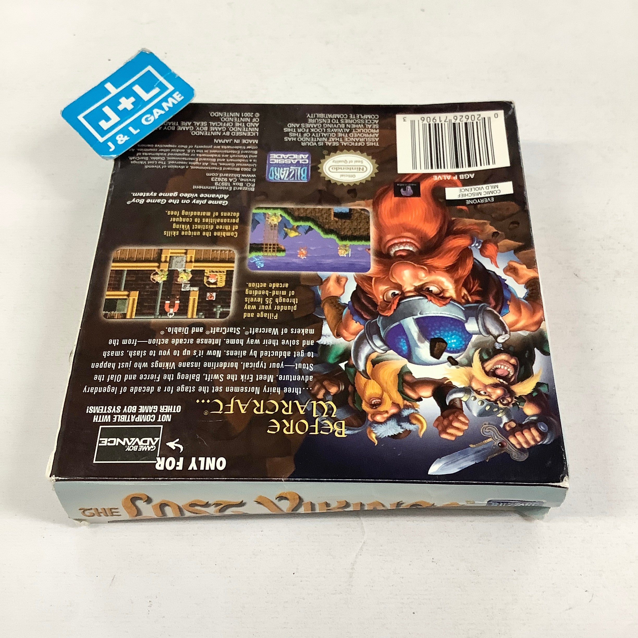 The Lost Vikings - (GBA) Game Boy Advance [Pre-Owned] Video Games Blizzard Classic Arcade