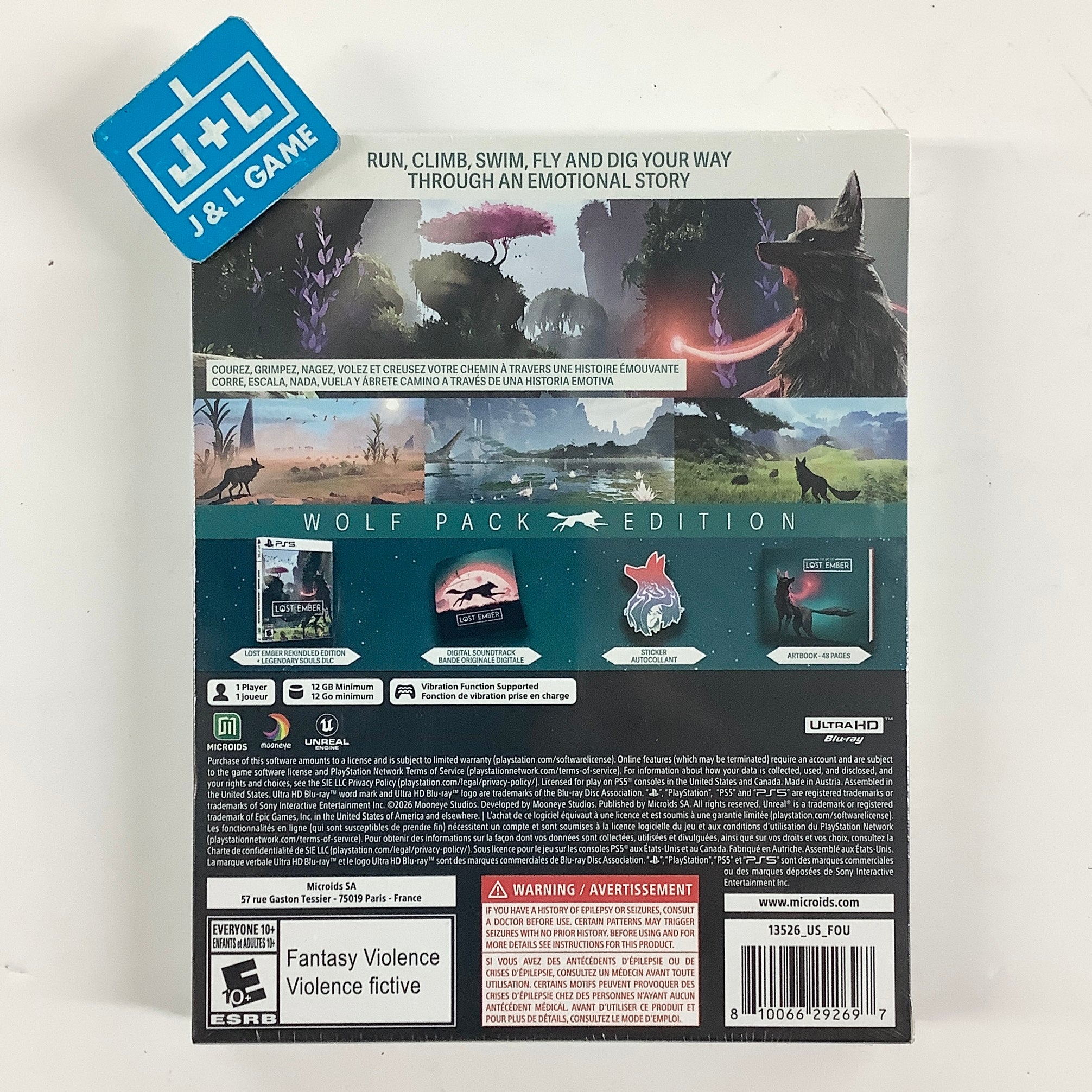 Lost Ember: Rekindled Edition (Wolf Pack Edition) - (PS5) PlayStation 5 Video Games MICROÏDS