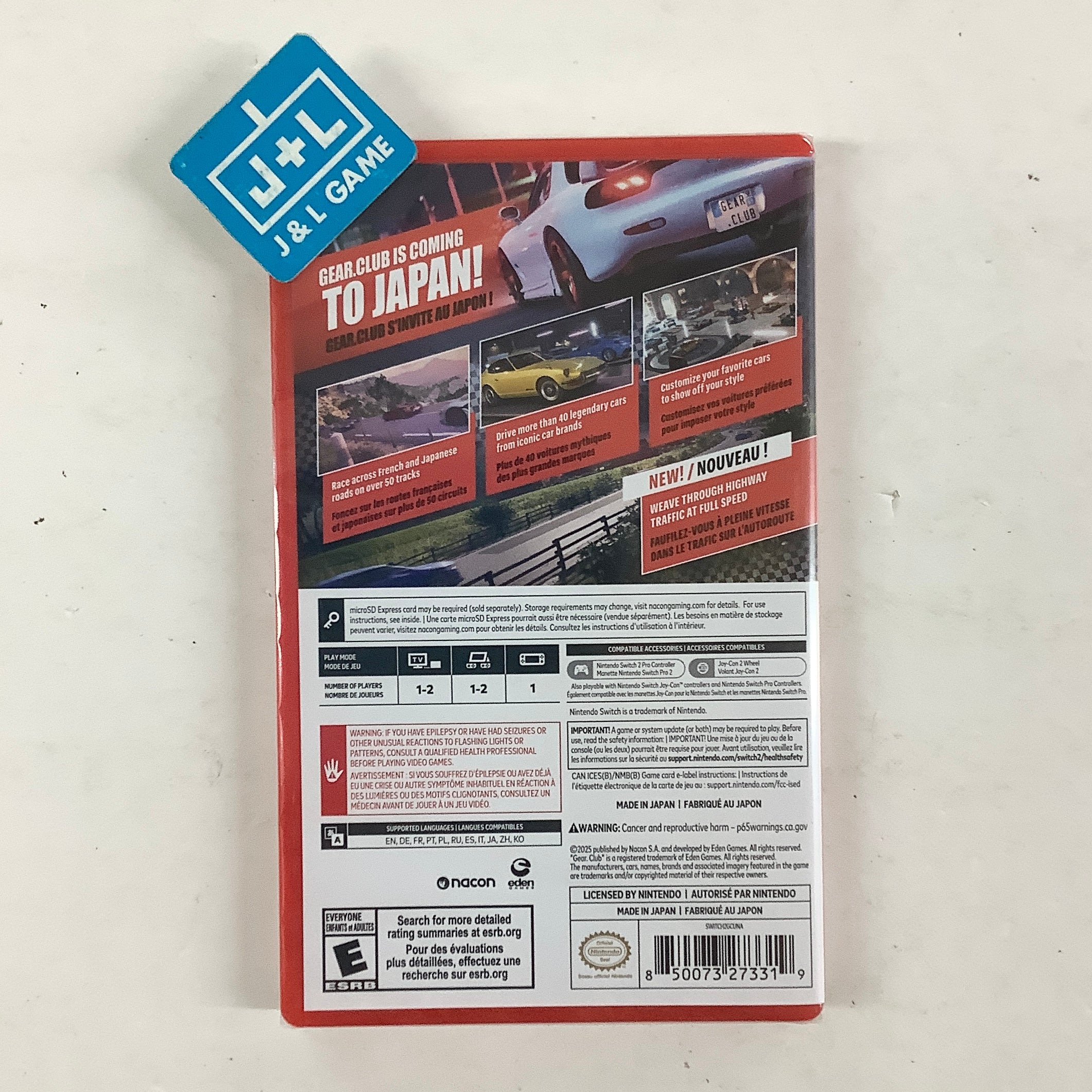 Gear Club Unlimited 3 – (NS2) Nintendo Switch 2 Video Games NACON