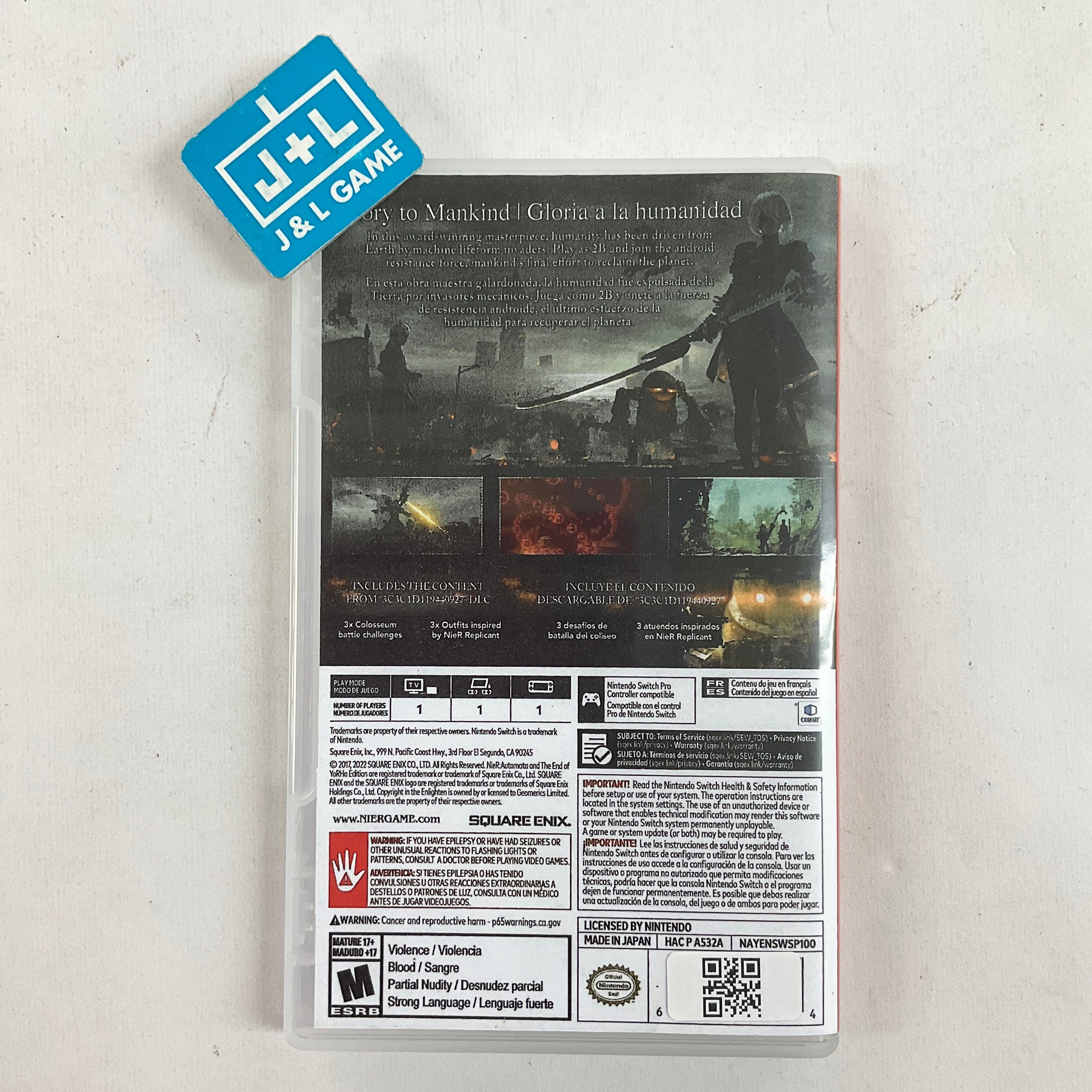 NieR:Automata The End of YoRHa Edition - (NSW) Nintendo Switch [Pre-Owned] Video Games Square Enix