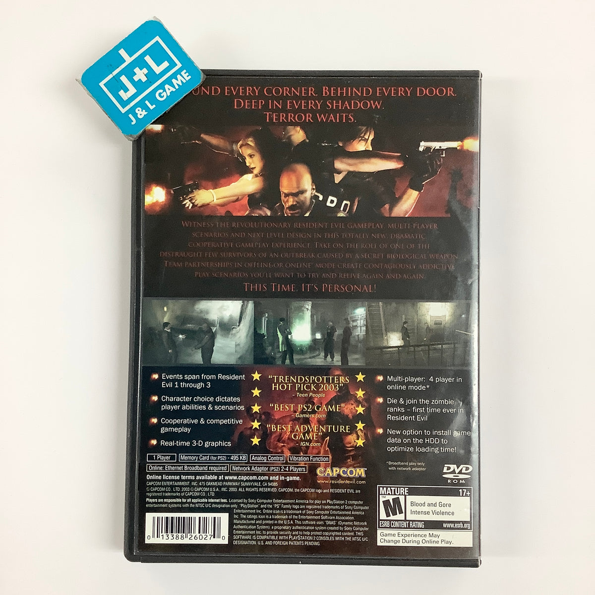 Resident Evil Outbreak - (PS2) PlayStation 2 [Pre-Owned] Video Games Capcom