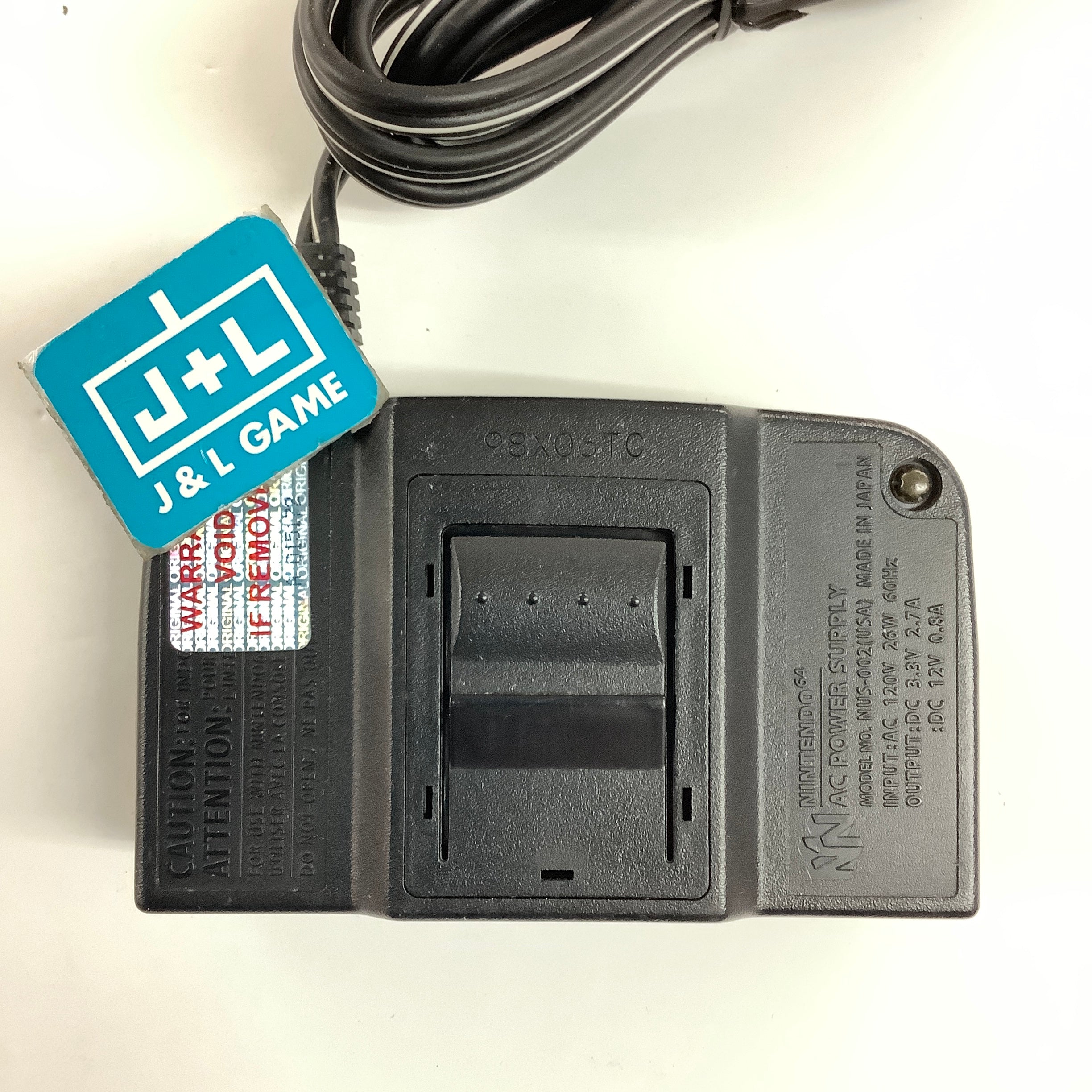 Official Nintendo 64 AC Adapter (NUS-002 (USA))- (N64) Nintendo 64 [Pre-Owned] Accessories Nintendo