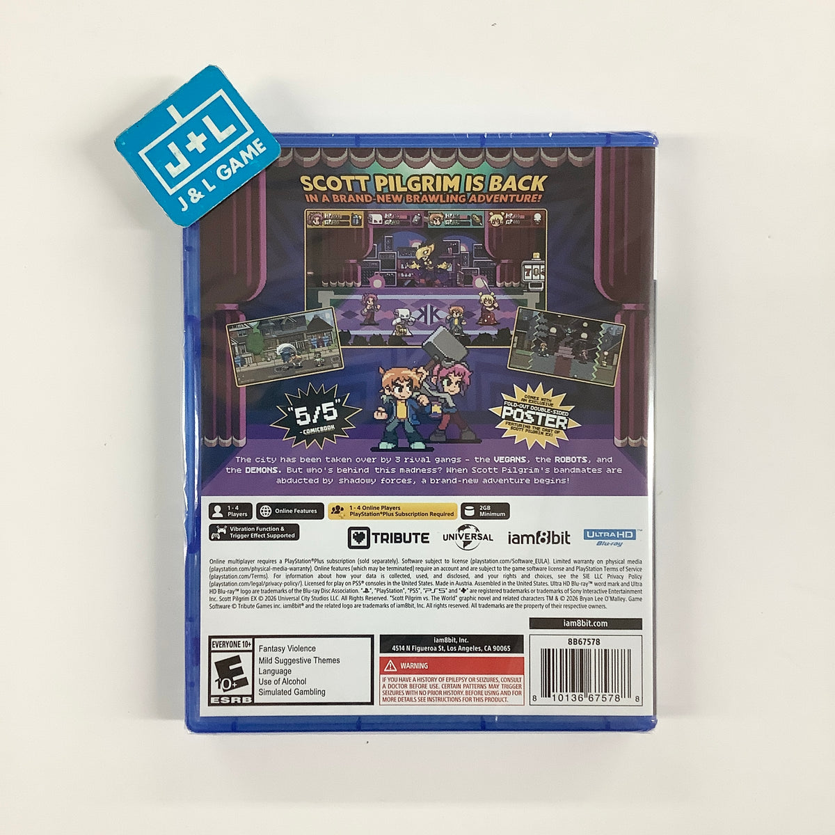 Scott Pilgrim EX - (PS5) PlayStation 5 Video Games iam8bit
