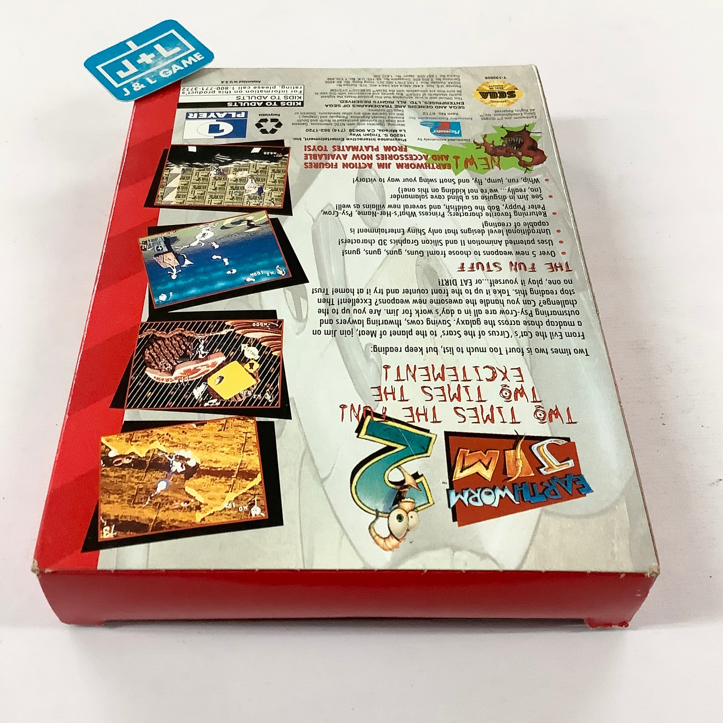 Earthworm Jim 2 Sega Genesis Video Game - Etsy