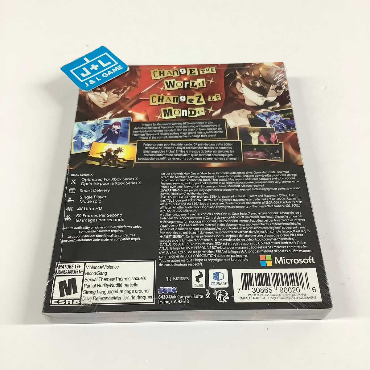 Persona 5 Royal: Steelbook Launch Edition - (XSX) Xbox Series X Video Games SEGA