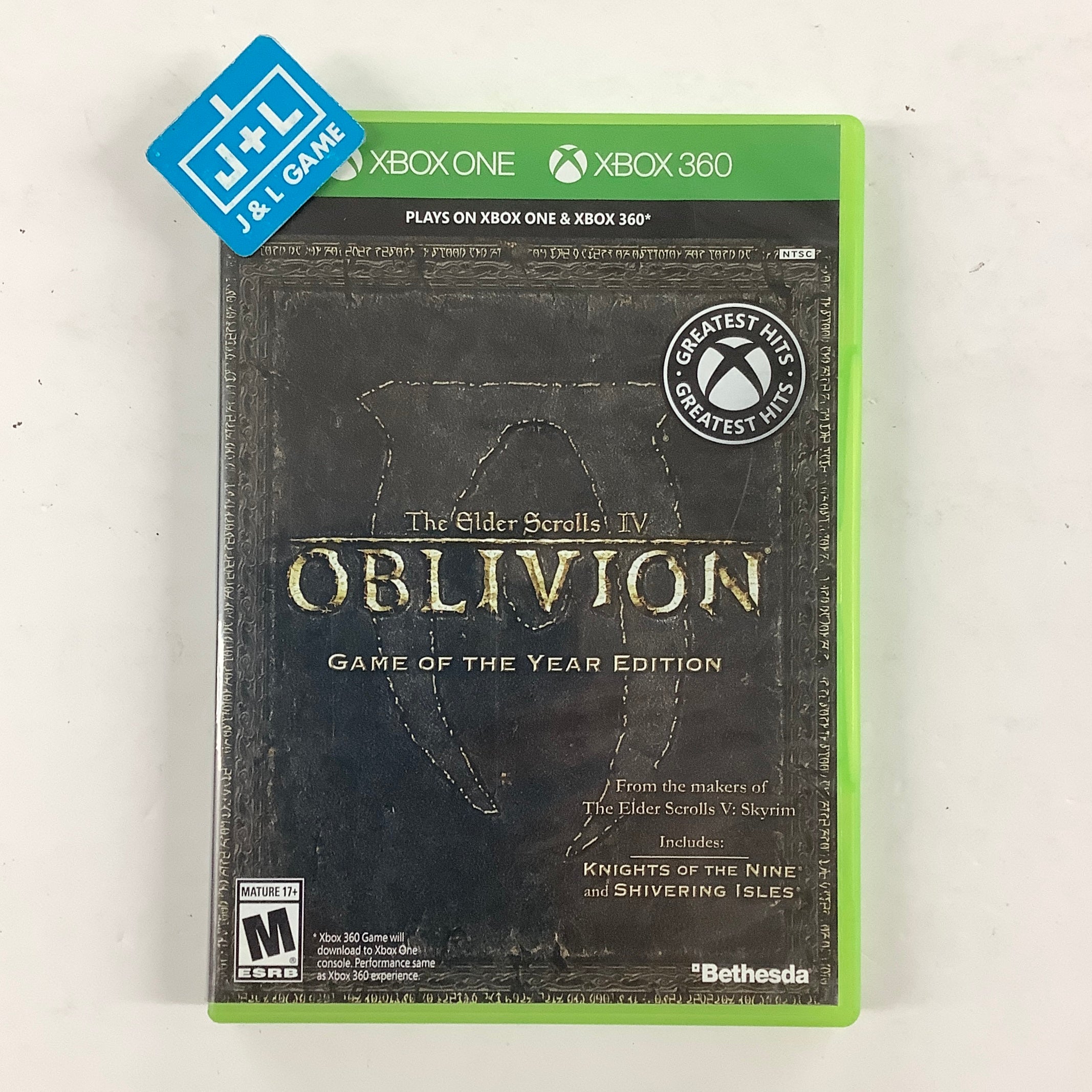 The Elder Scrolls IV: Oblivion - Game of the Year Edition (Greatest Hits) - (XB1) Xbox One & Xbox 360 [Pre-Owned] Video Games Rockstar Games