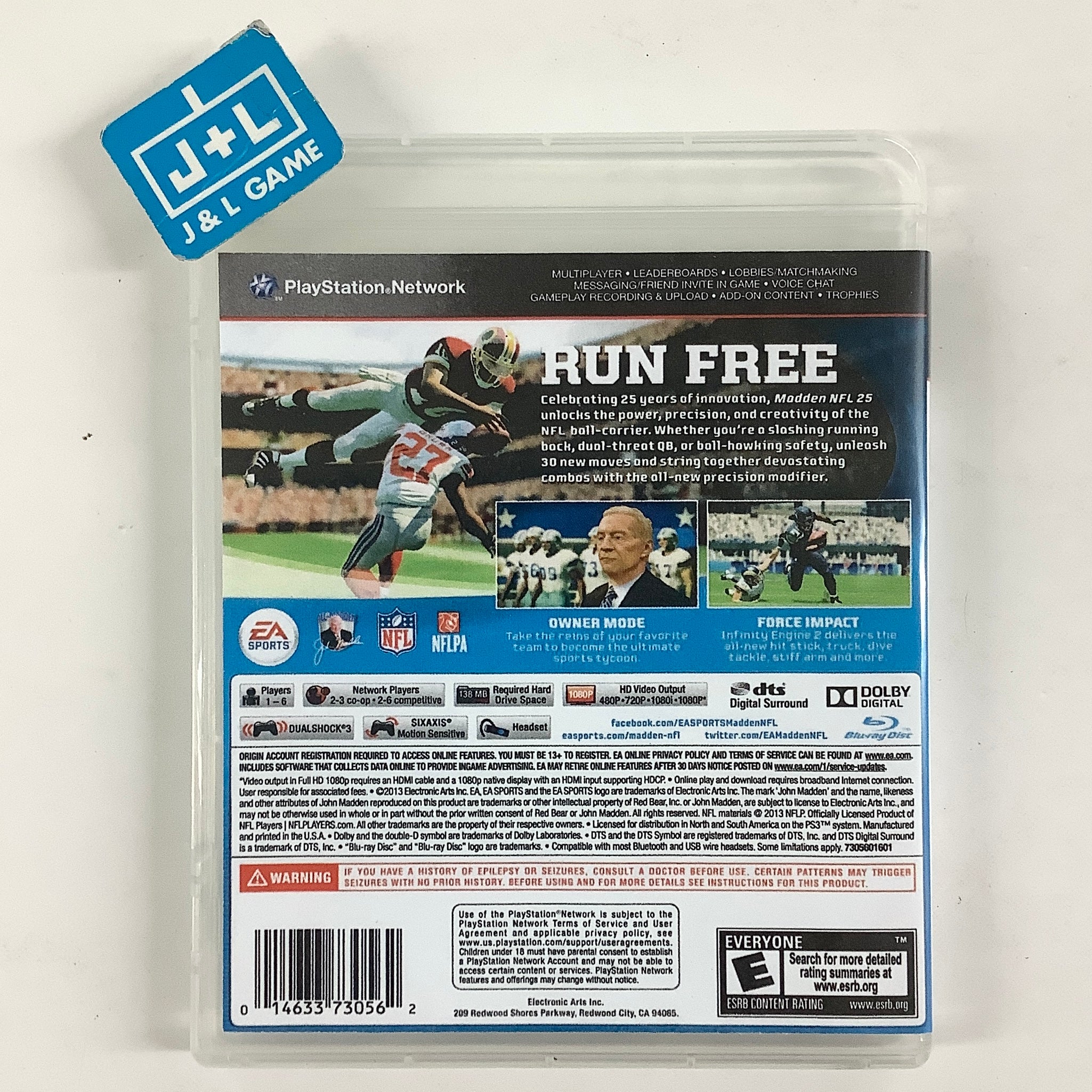 Madden NFL 25 - (PS3) PlayStation 3 [Pre-Owned] Video Games Electronic Arts