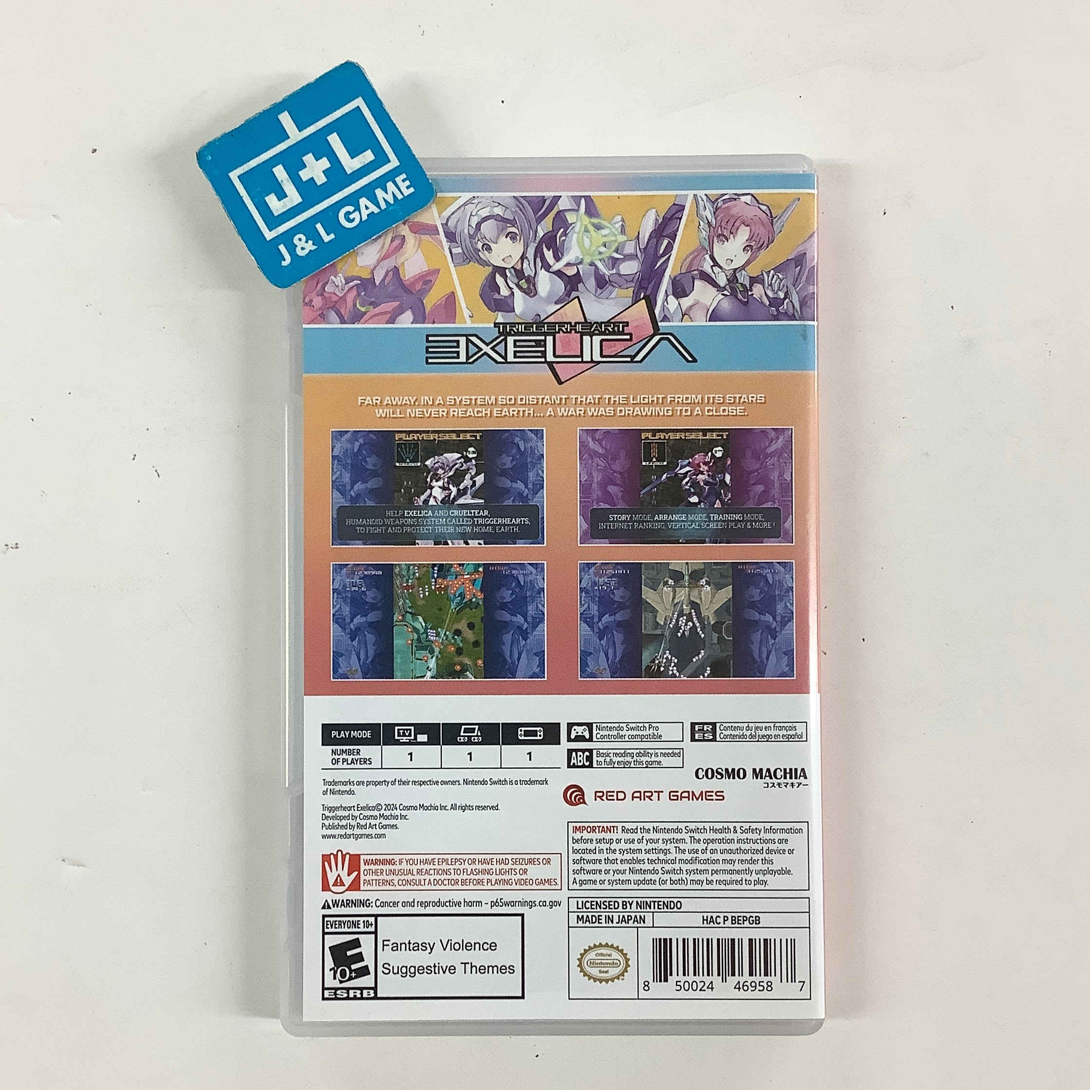 TriggerHeart Exelica - (NSW) Nintendo Switch [Pre-Owned] Video Games Red Art Games