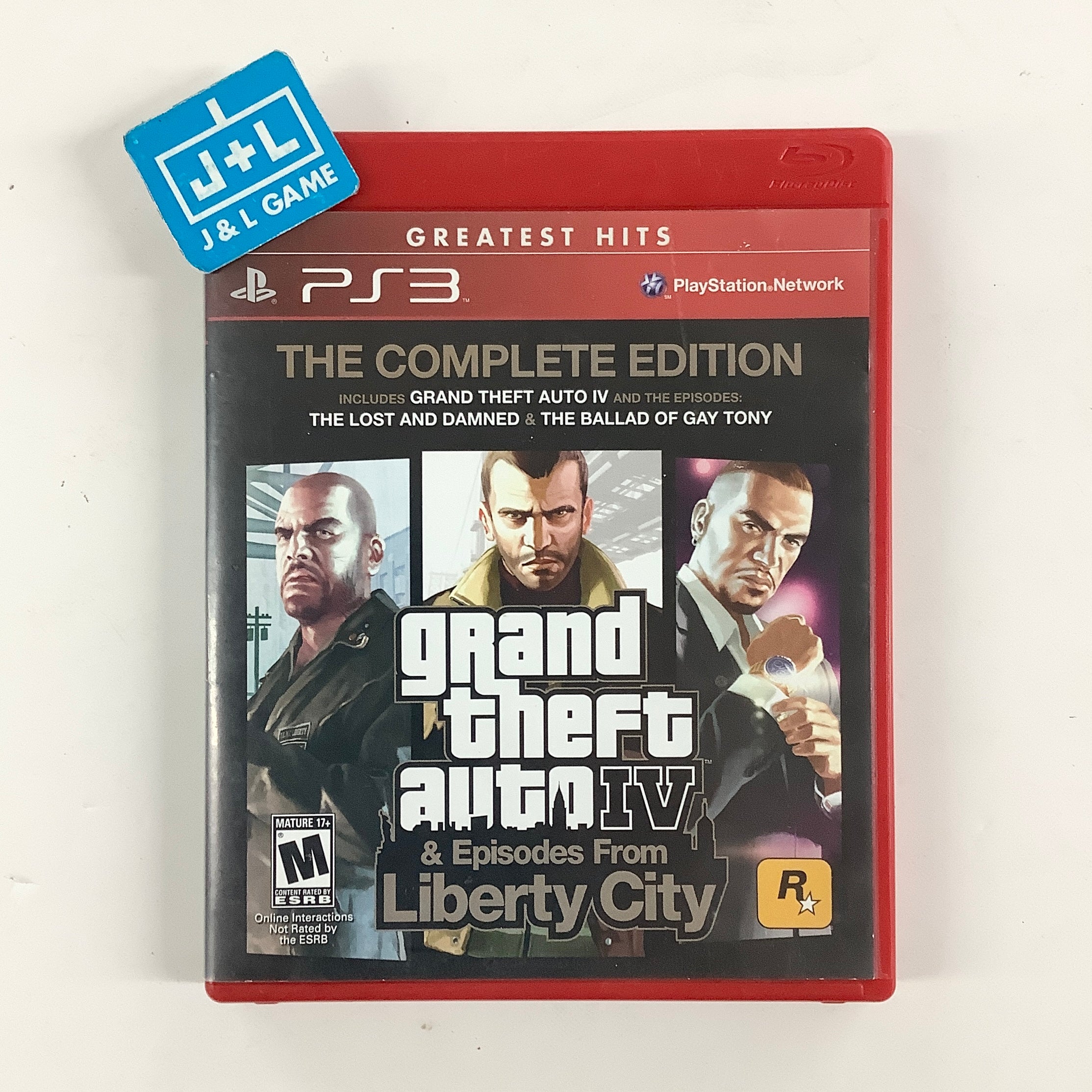 Grand Theft Auto IV & Episodes from Liberty City: The Complete Edition (Greatest Hits) - (PS3) PlayStation 3 [Pre-Owned] Video Games Rockstar Games