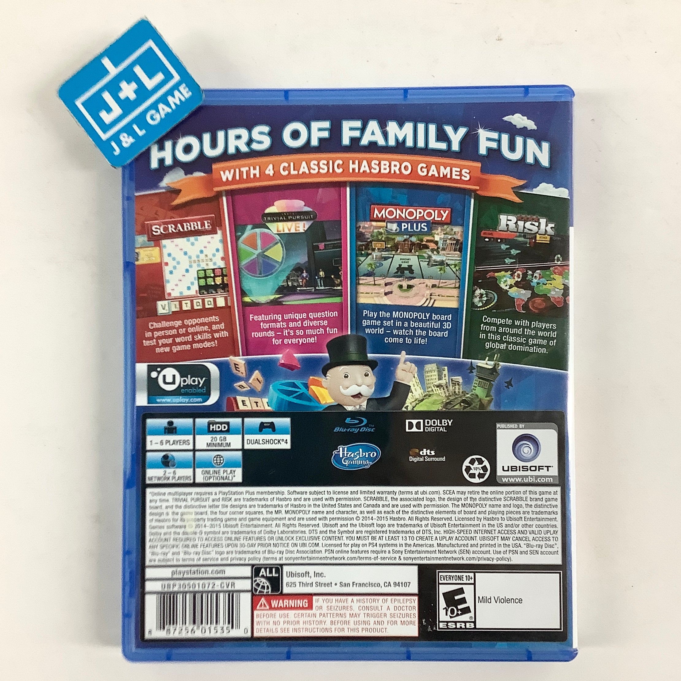 Hasbro Family Fun Pack - (PS4) PlayStation 4 [Pre-Owned] Video Games Ubisoft