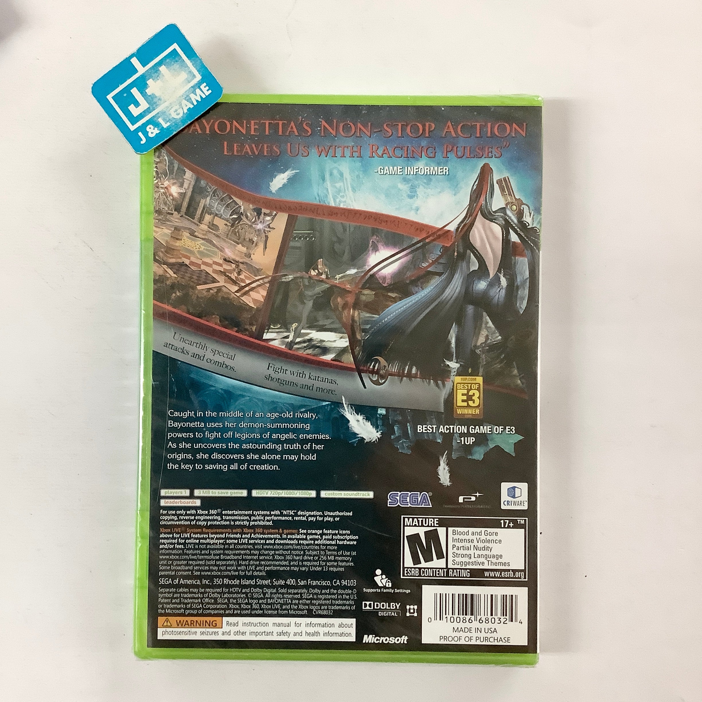 Bayonetta - Xbox 360 | J&L Game