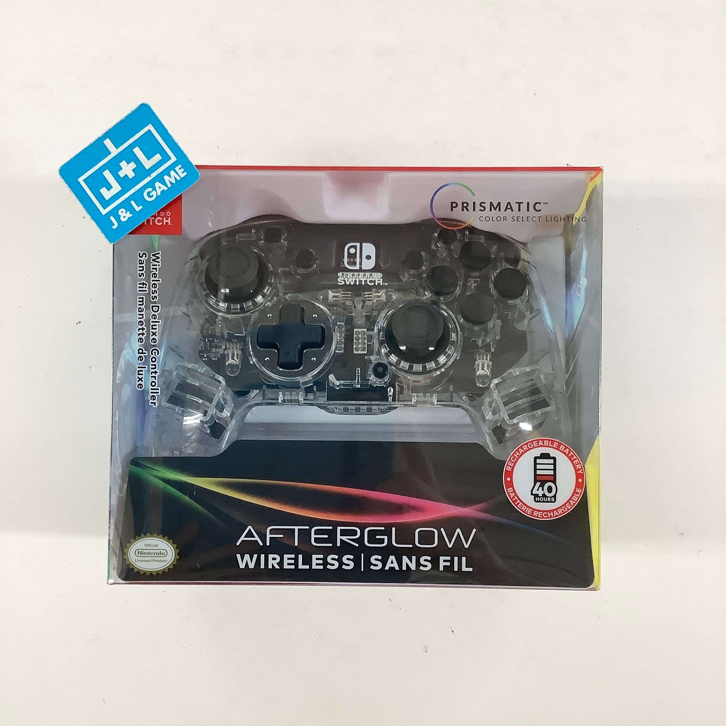 PDP Nintendo Switch Afterglow Wireless Deluxe Controller - (NSW) Nintendo Switch Accessories PDP