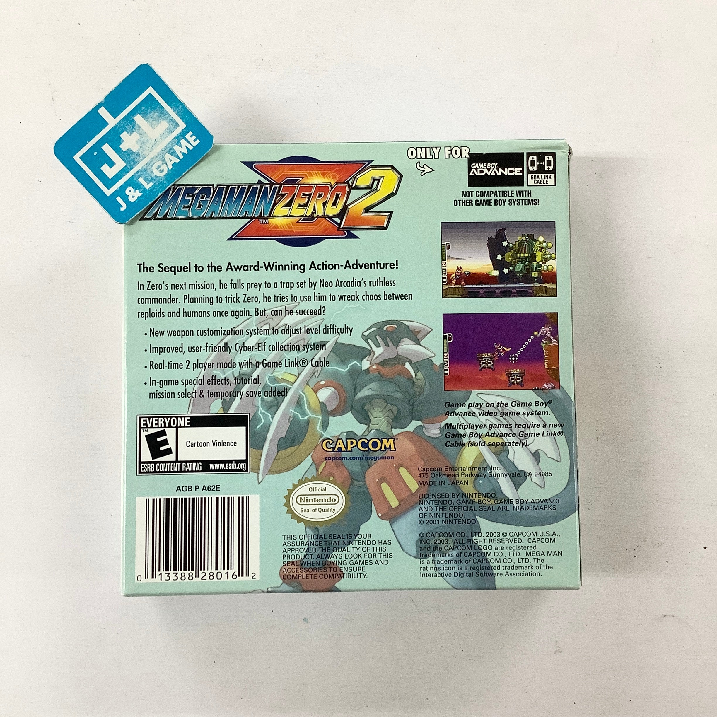 Mega Man Zero 2 - (GBA) Game Boy Advance [Pre-Owned] Video Games Capcom   