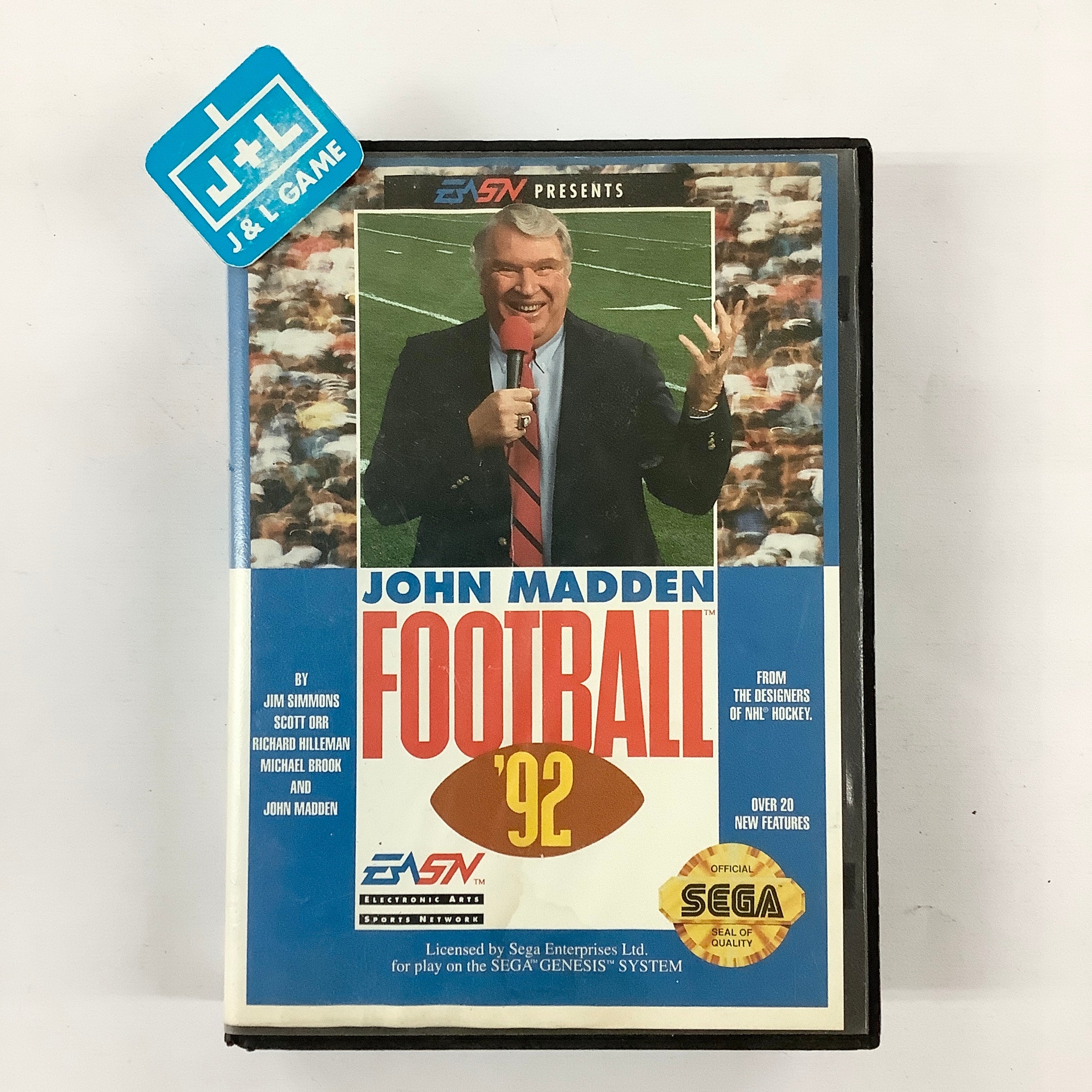 John Madden Football '92 - (SG) SEGA Genesis [Pre-Owned] Video Games Electronic Arts   