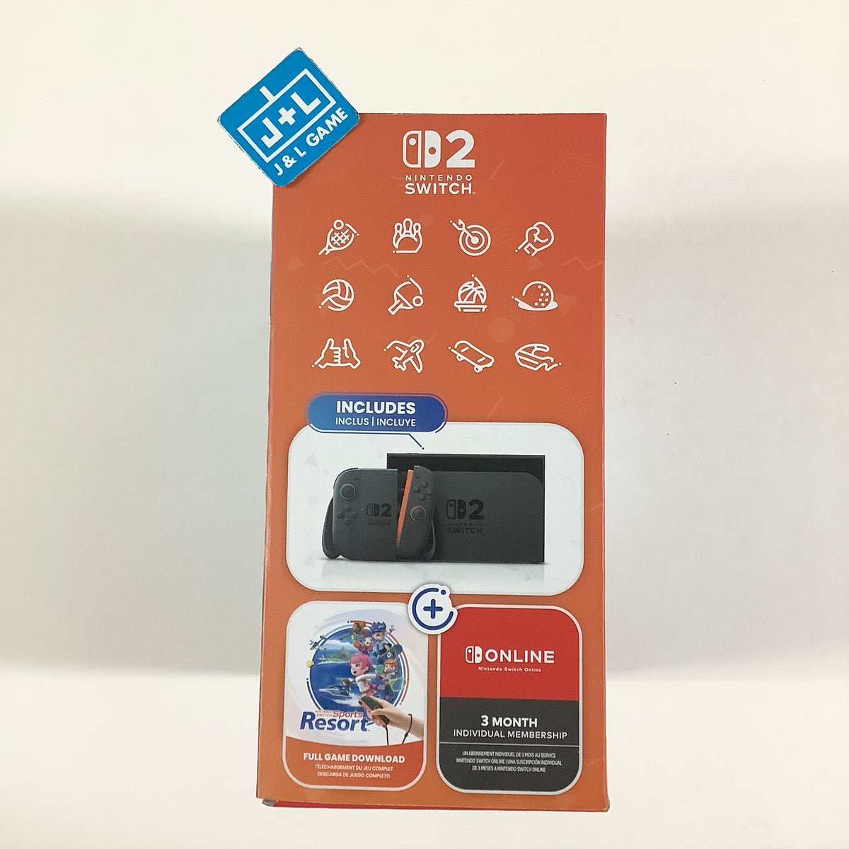 Nintendo Switch 2 + Nintendo Switch Sports Resort (Includes 3-month NSO Individual Membership 2027) - (NS2) Nintendo Switch 2 Consoles Nintendo