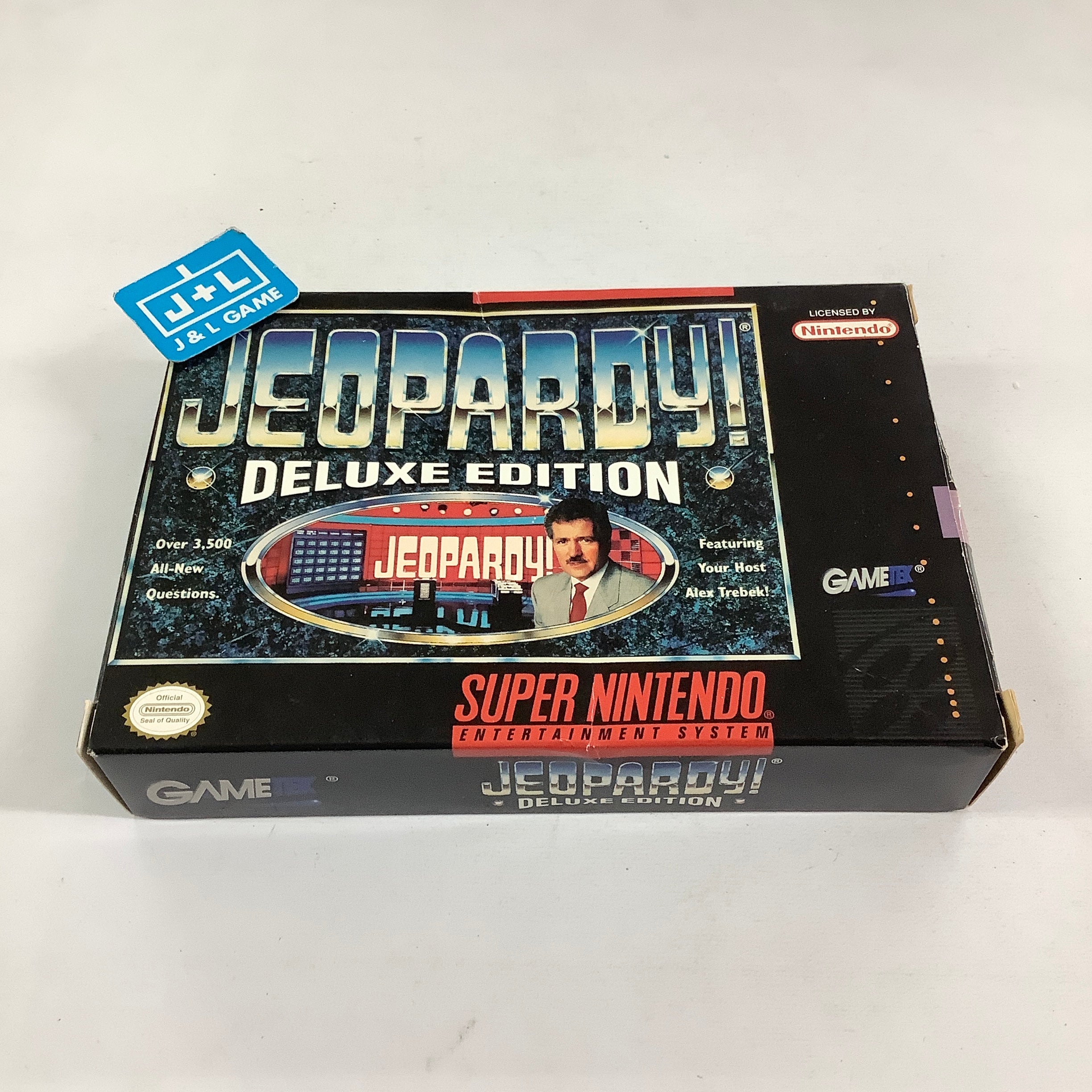 Jeopardy! Deluxe Edition - (SNES) Super Nintendo [Pre-Owned] Video Games GameTek