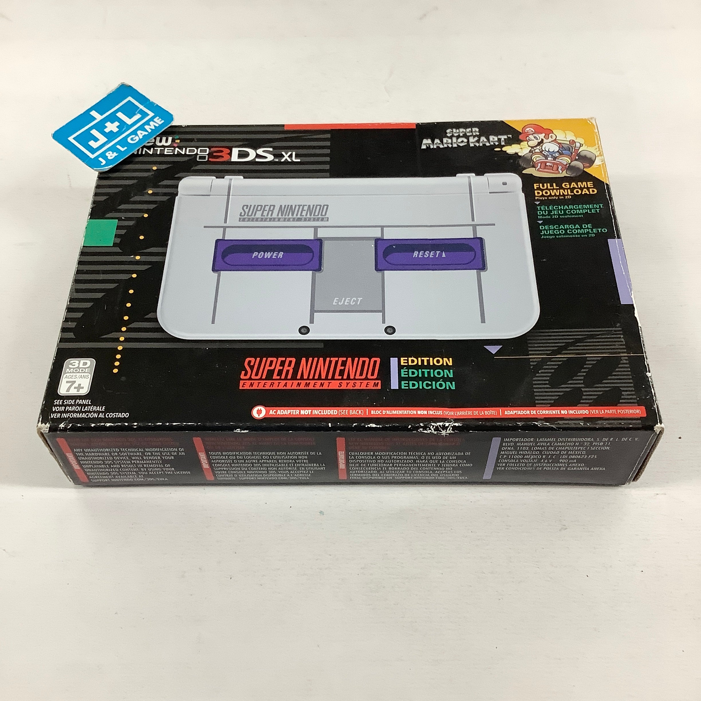 New Nintendo 3DS XL Console (Super NES Edition) - Nintendo 3DS [Pre-Owned] Consoles Nintendo