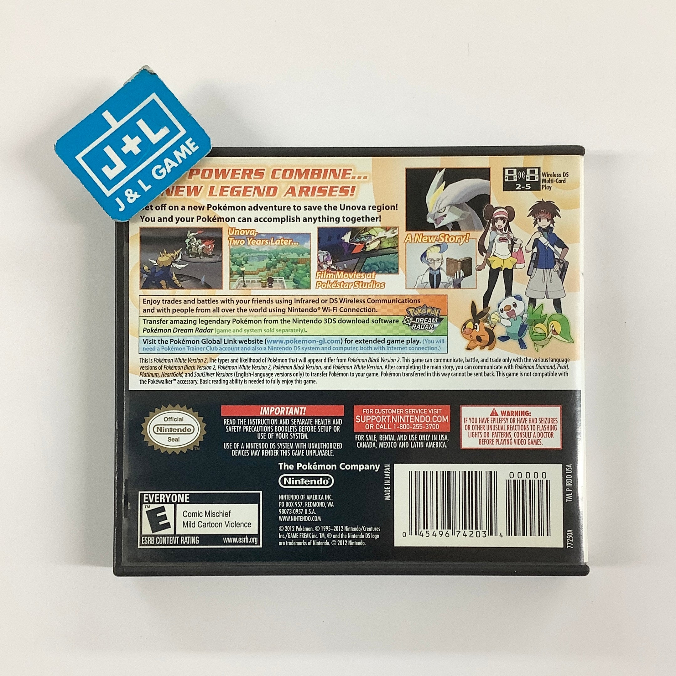 Pokemon White Version 2 - (NDS) Nintendo DS [Pre-Owned] Video Games Nintendo