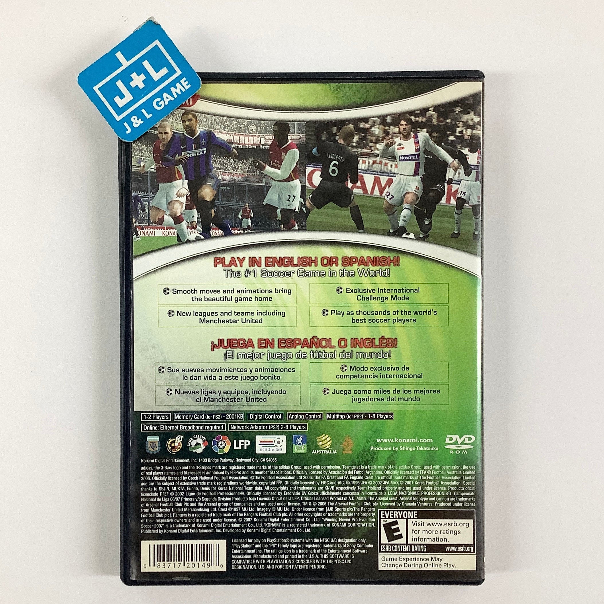 Winning Eleven: Pro Evolution Soccer 2007 - (PS2) PlayStation 2 [Pre-Owned[ Video Games Konami