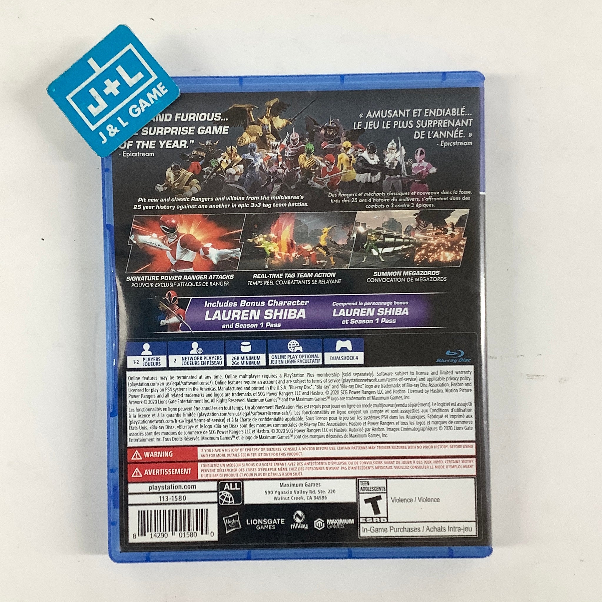 Power Rangers: Battle for the Grid (Collector's Edition) - (PS4) PlayStation 4 [Pre-Owned] Video Games Maximum Games