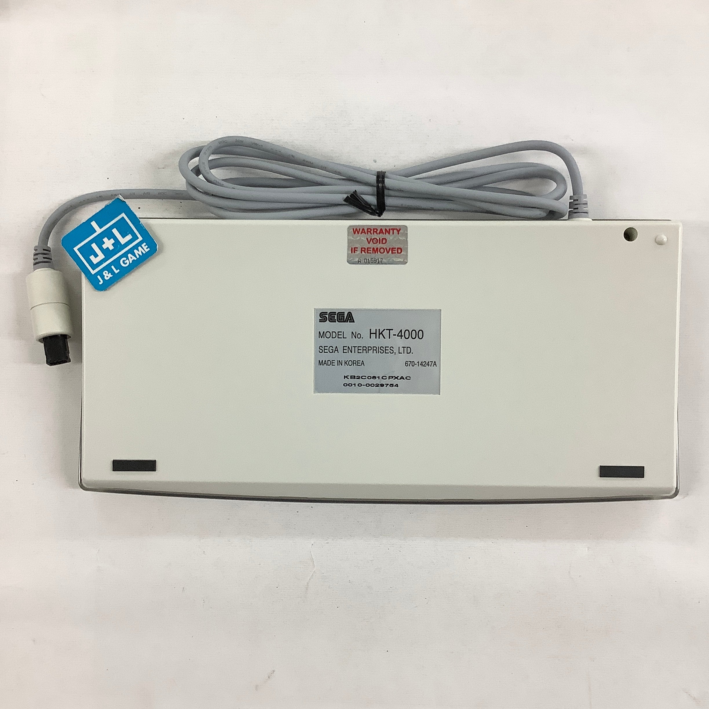 SEGA Dreamcast Keyboard (HKT-4000) (Clear) - (DC) SEGA Dreamcast [Pre-Owned] (Japanese Import) Accessories SEGA