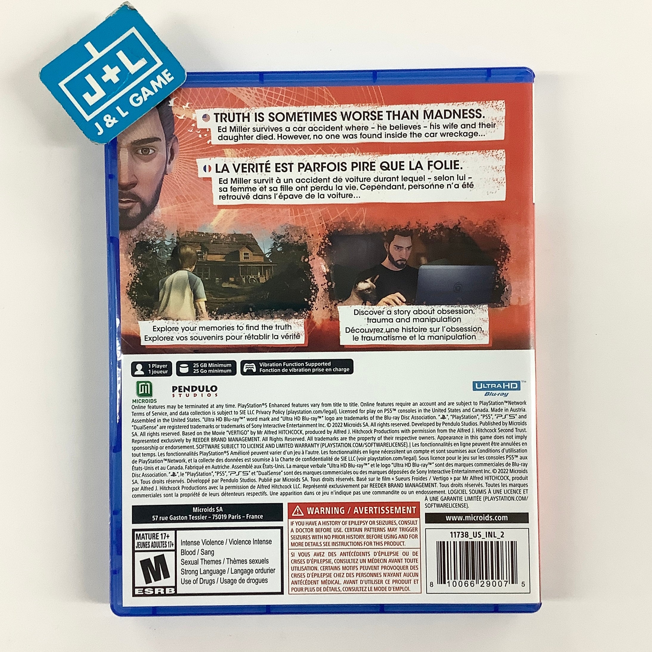 Alfred Hitchcock Vertigo (Limited Edition) - (PS5) PlayStation 5 [Pre-Owned] Video Games Maximum Entertainment
