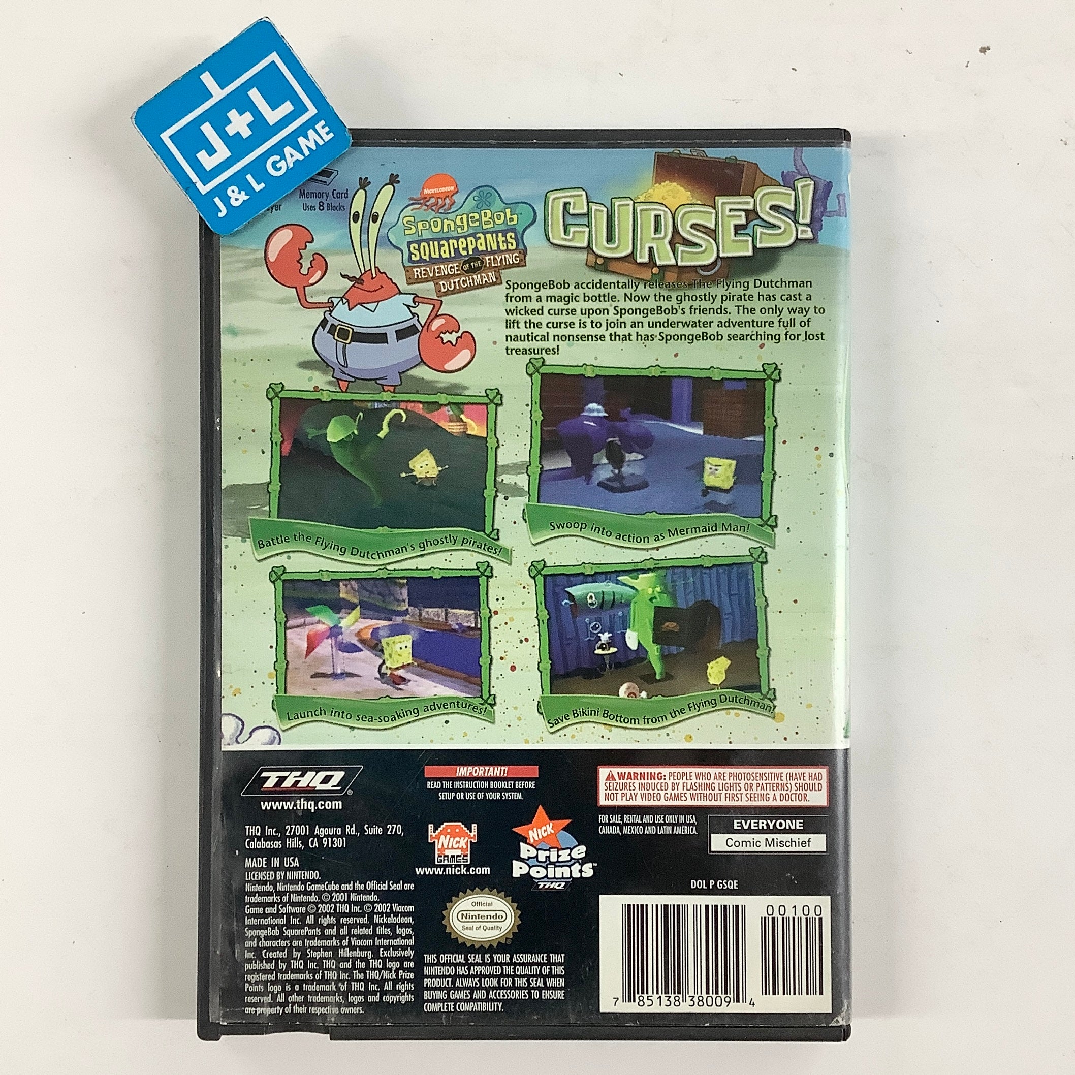 SpongeBob SquarePants: Revenge of the Flying Dutchman - (GC) GameCube [Pre-Owned] Video Games THQ