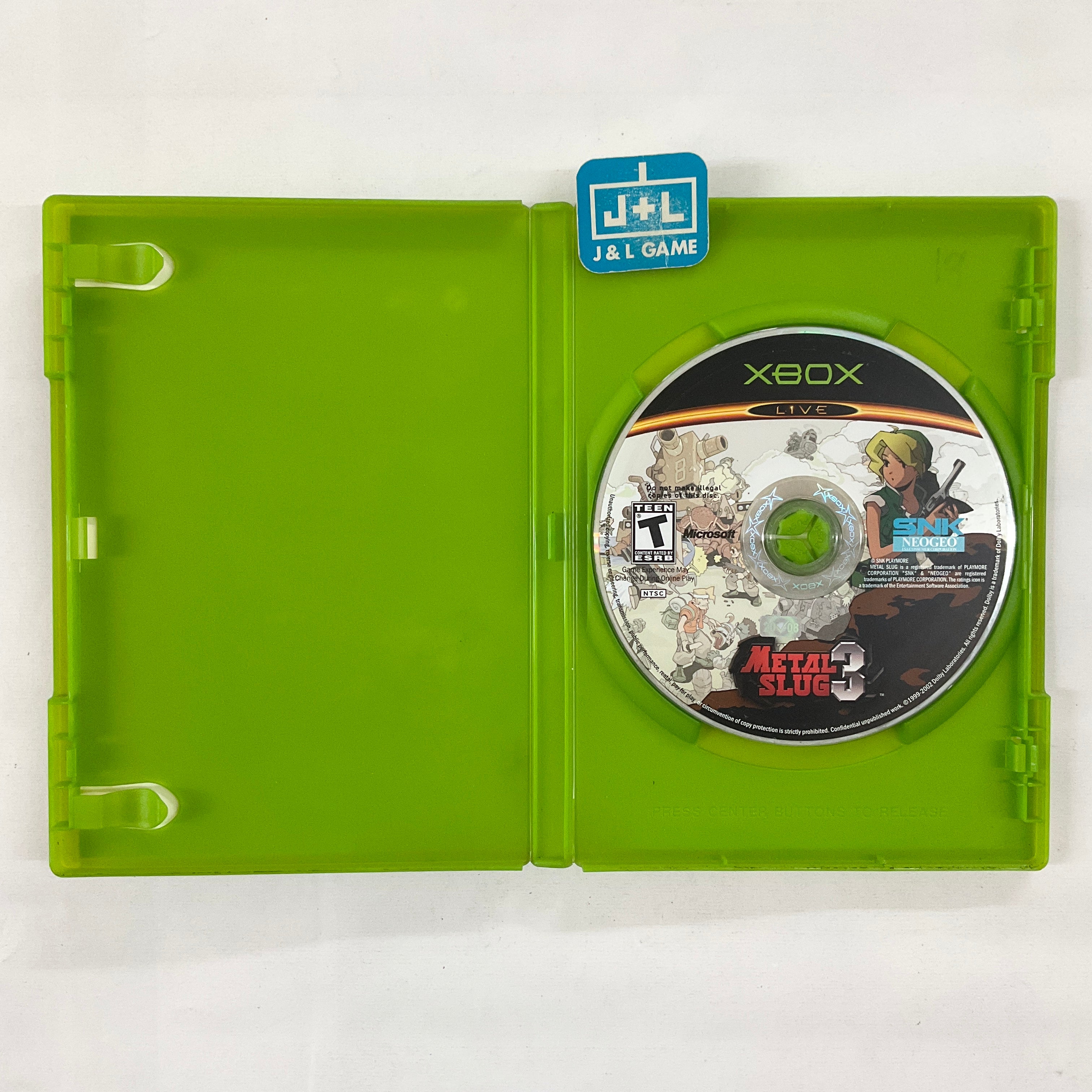 Metal Slug 3 - Microsoft XBOX - Complet - PAL - Très Bon Etat Metal Slug 3 - Microsoft XBOX - Complet - PAL - Très Bon Etat