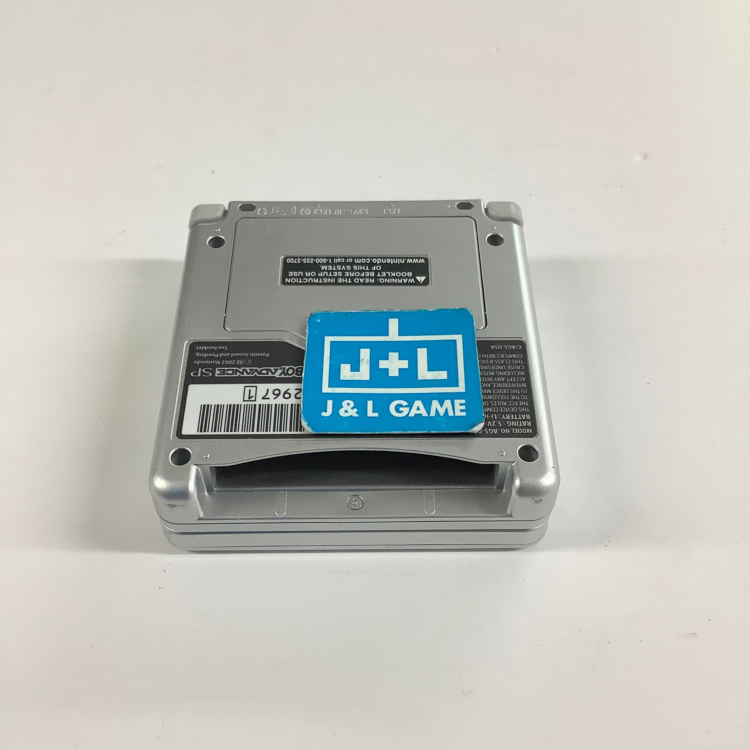 Nintendo Game Boy Advance SP Console AGS-001 (Silver) - (GBA) Game Boy Advance SP [Pre-Owned]