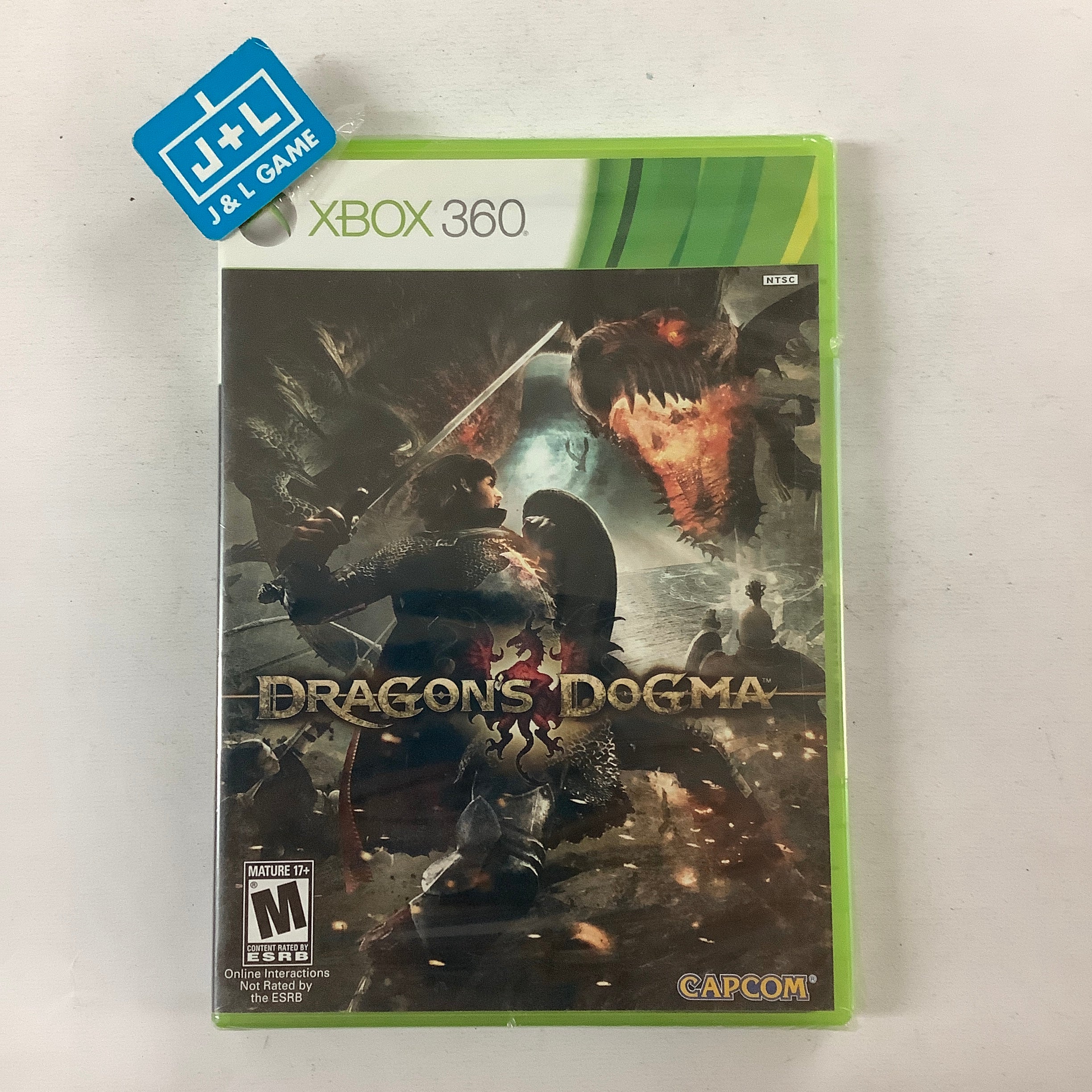 Replacement Case Only – Dragon's Dogma Xbox – No Game Included – Brand New