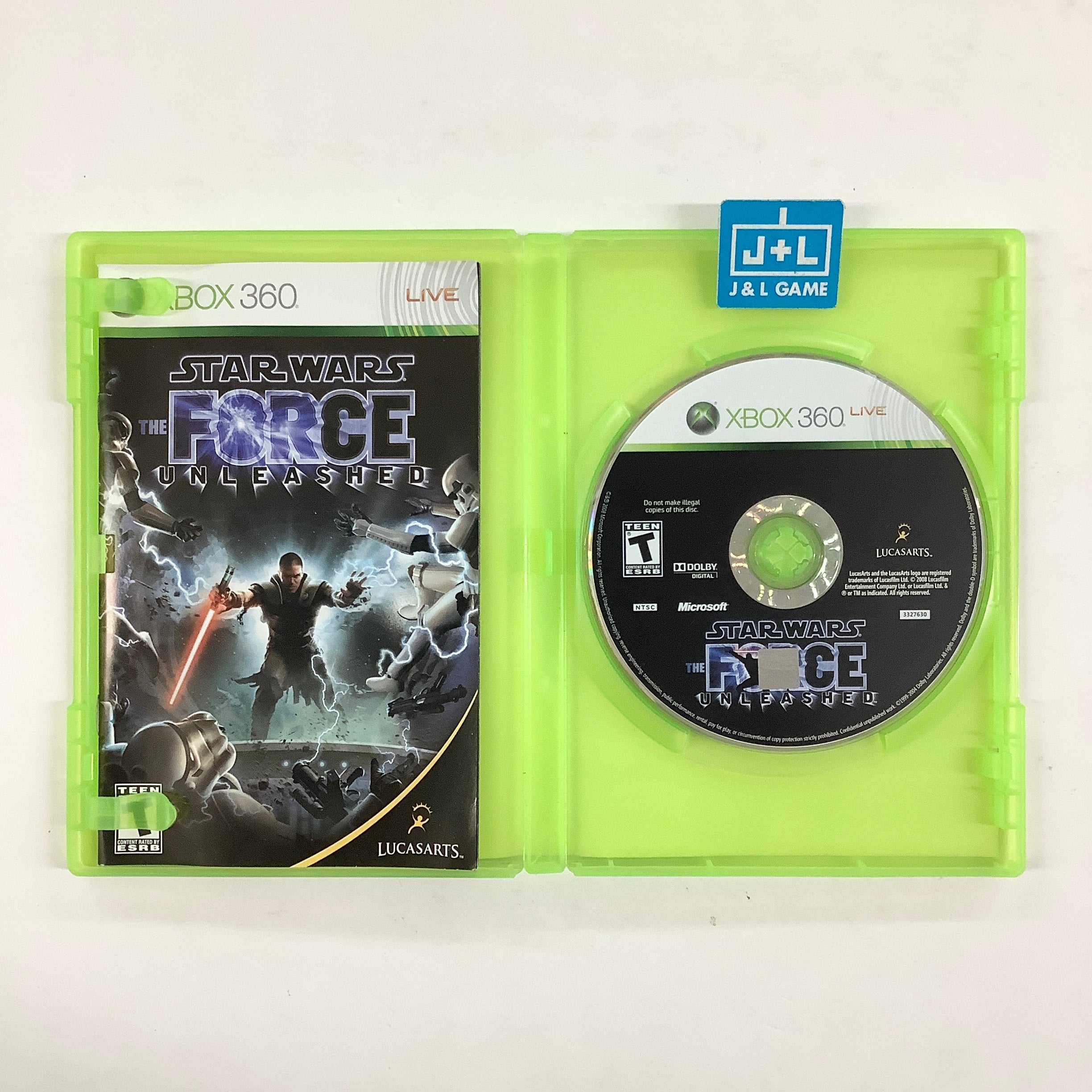Star Wars: The Force Unleashed - Xbox 360 [Pre-Owned] Video Games LucasArts