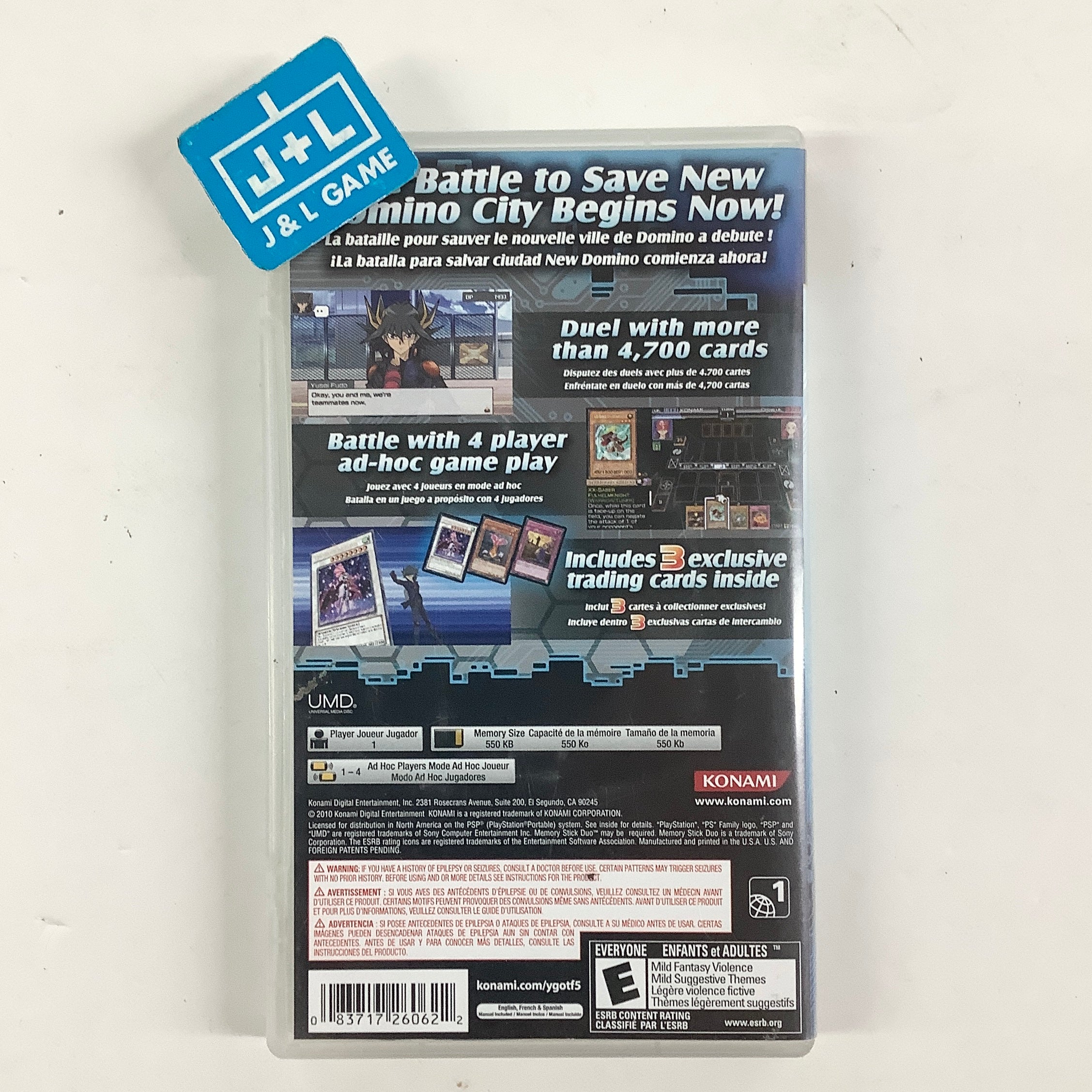 Yu-Gi-Oh! 5D's Tag Force 5 - Sony PSP [Pre-Owned] Video Games Konami
