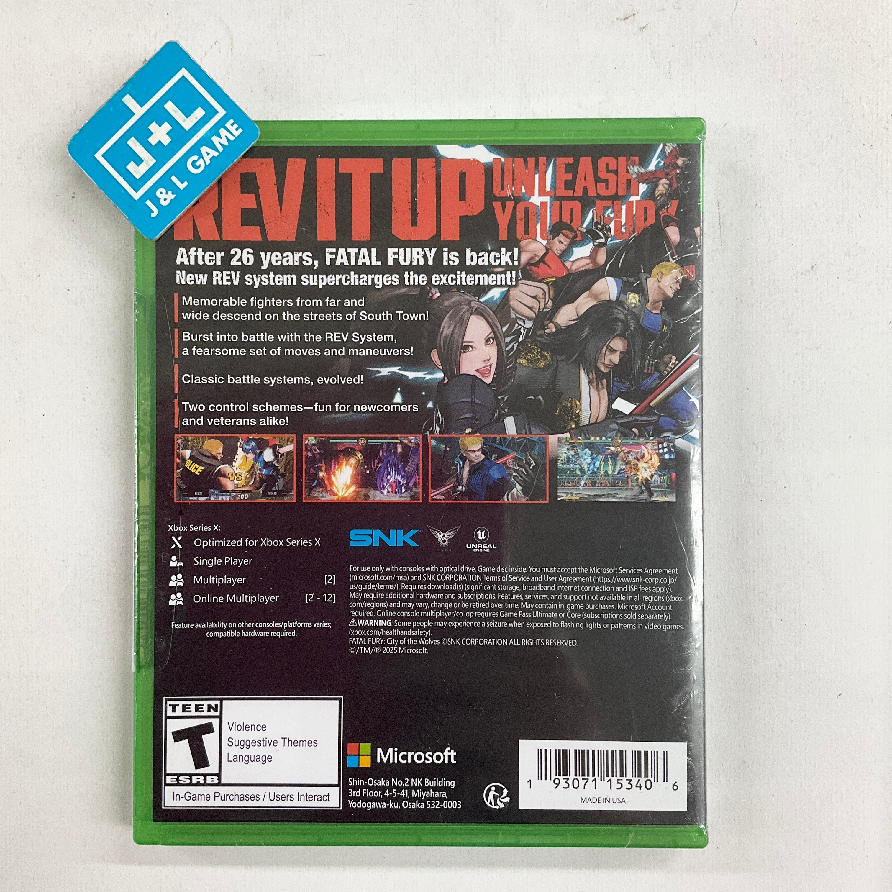Fatal Fury: City of the Wolves (Special Edition) - (XSX) Xbox Series X Video Games SNK