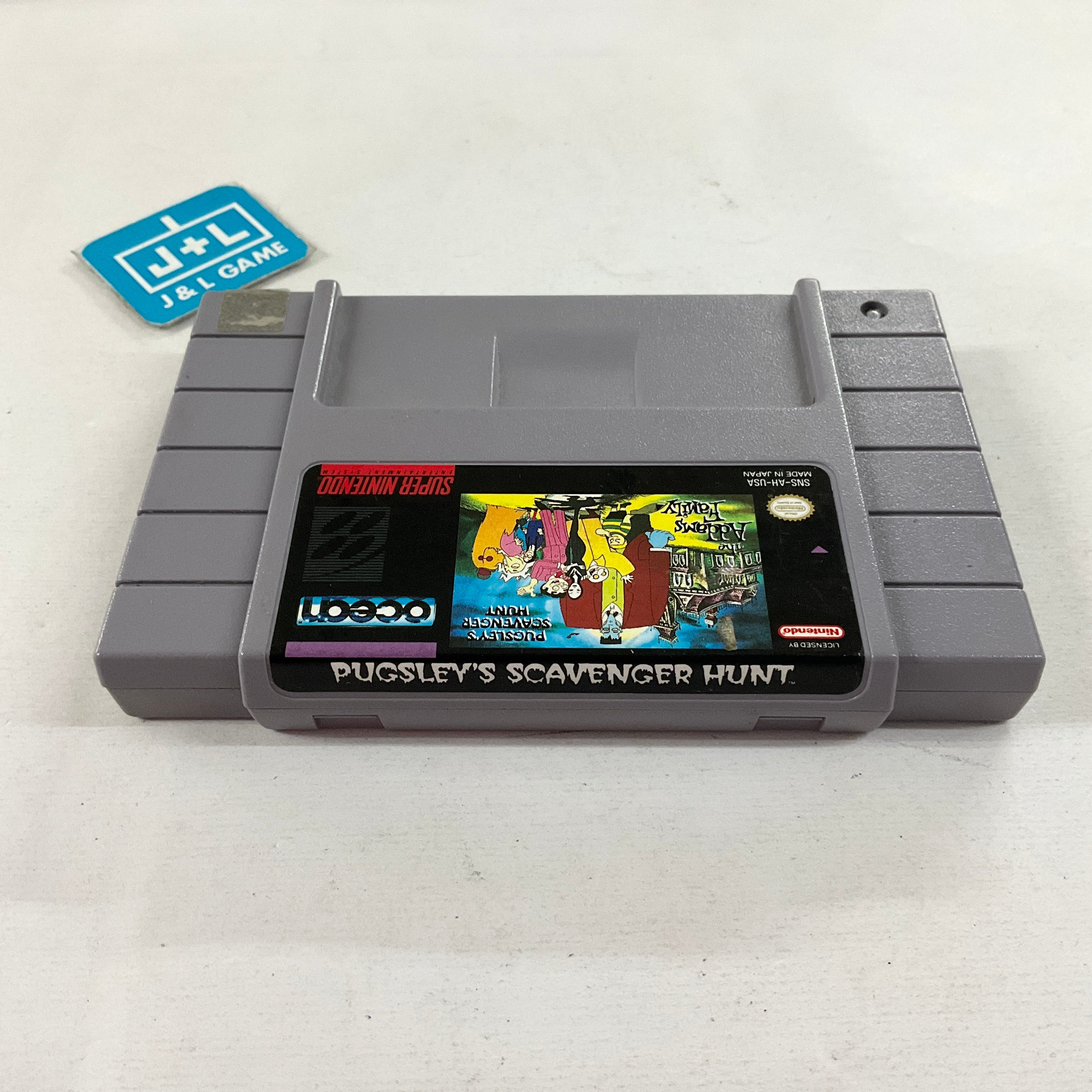 The Addams Family: Pugsley's Scavenger Hunt - (SNES) Super Nintendo [Pre-Owned] Video Games Ocean