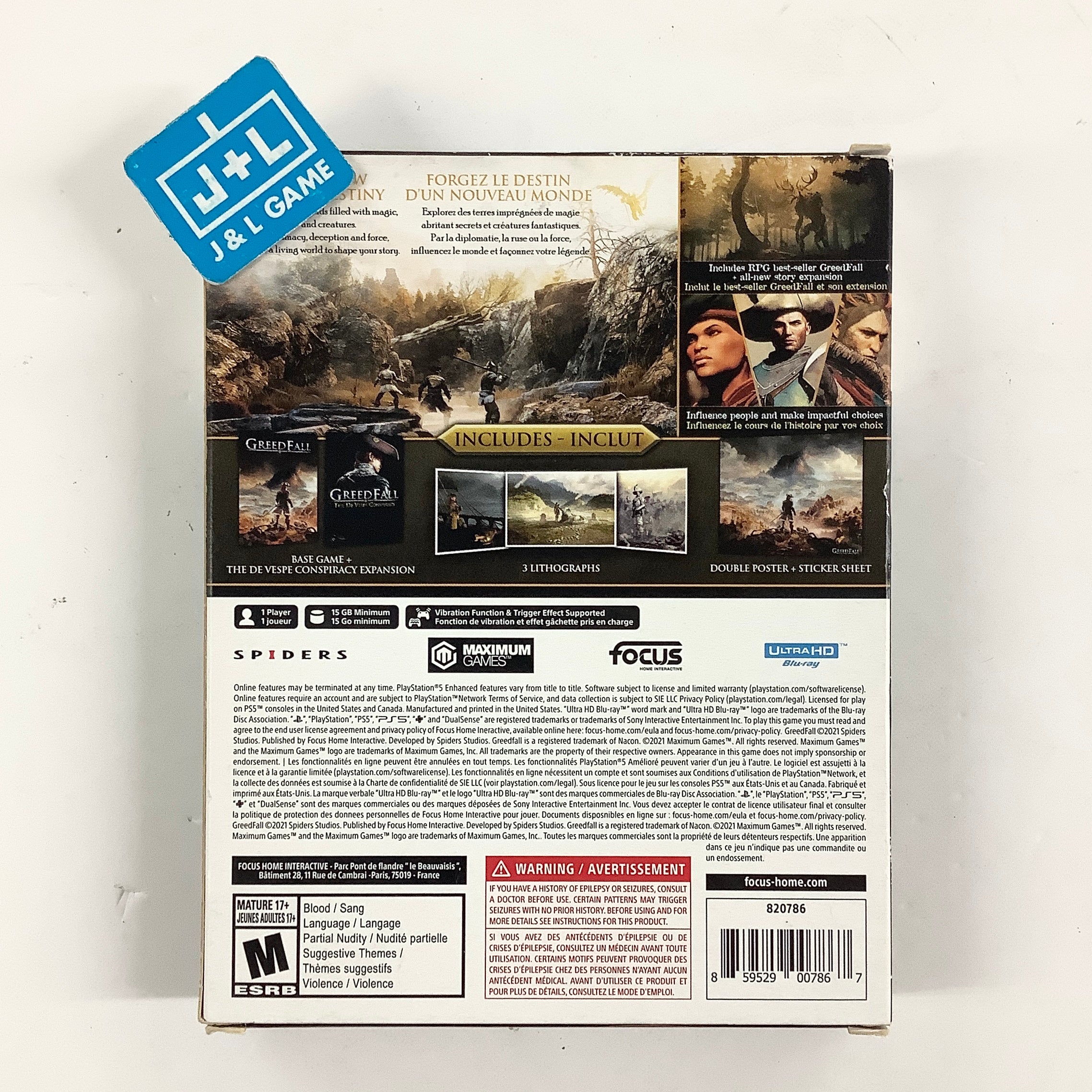 Greedfall: Gold Edition - (PS5) PlayStation 5 [Pre-Owned] Video Games Maximum Games